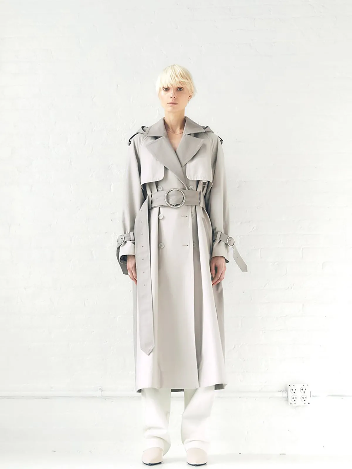 Caalo Sustainable Water Resistant Trench Coat