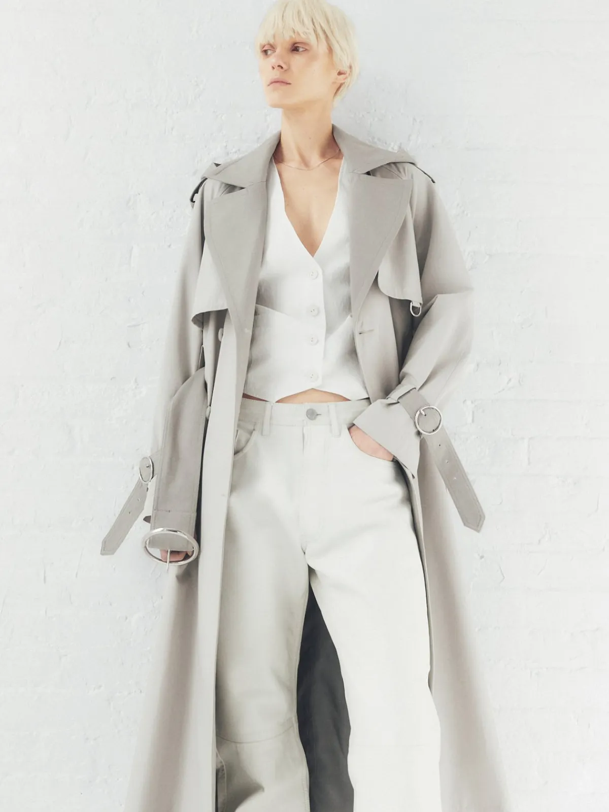 Caalo Sustainable Water Resistant Trench Coat