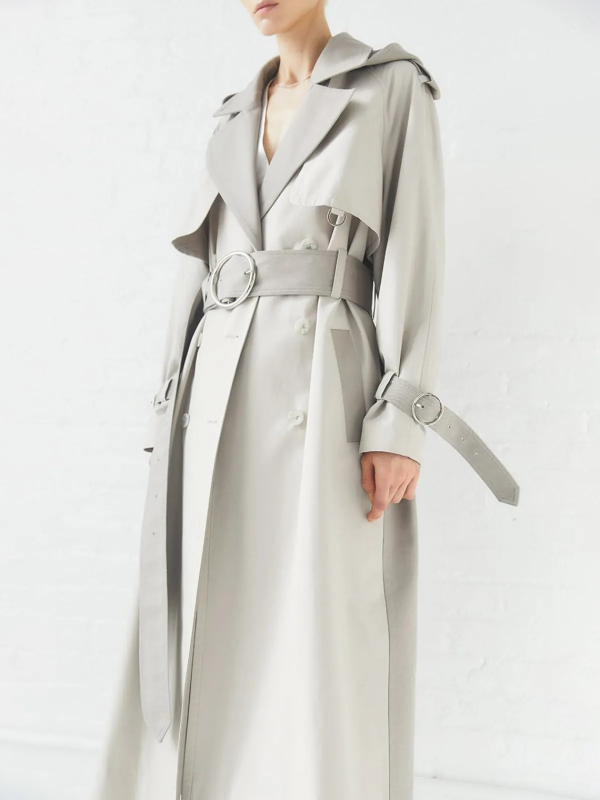 Caalo Sustainable Water Resistant Trench Coat