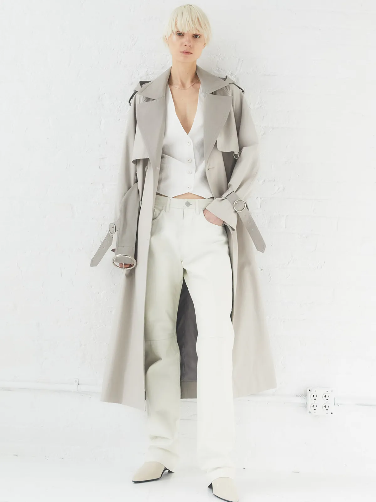 Caalo Sustainable Water Resistant Trench Coat