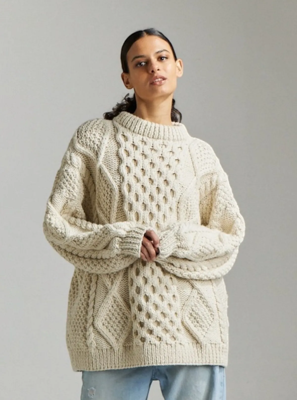 First Born Knits Honey Sweater