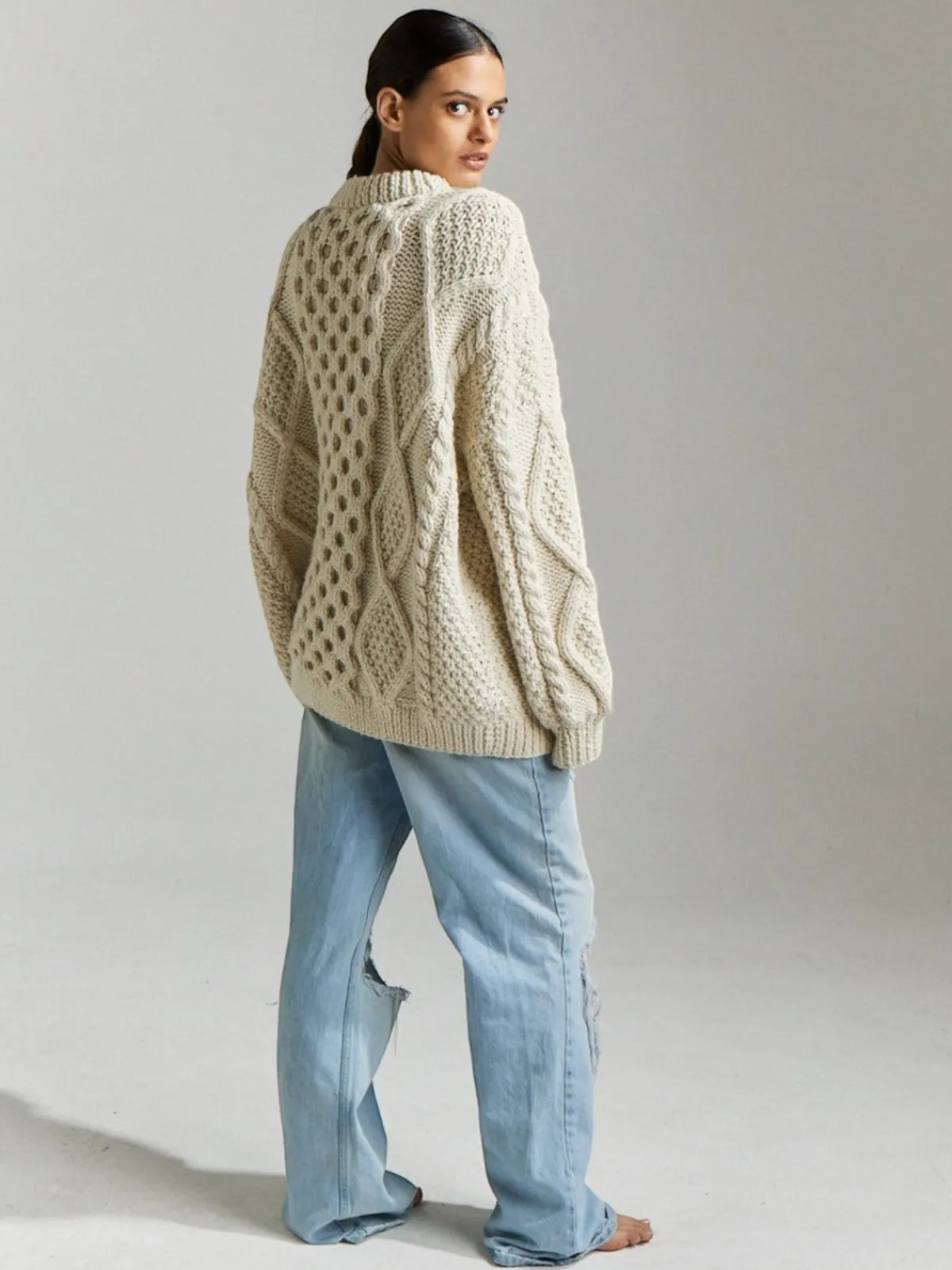 First Born Knits Honey Sweater