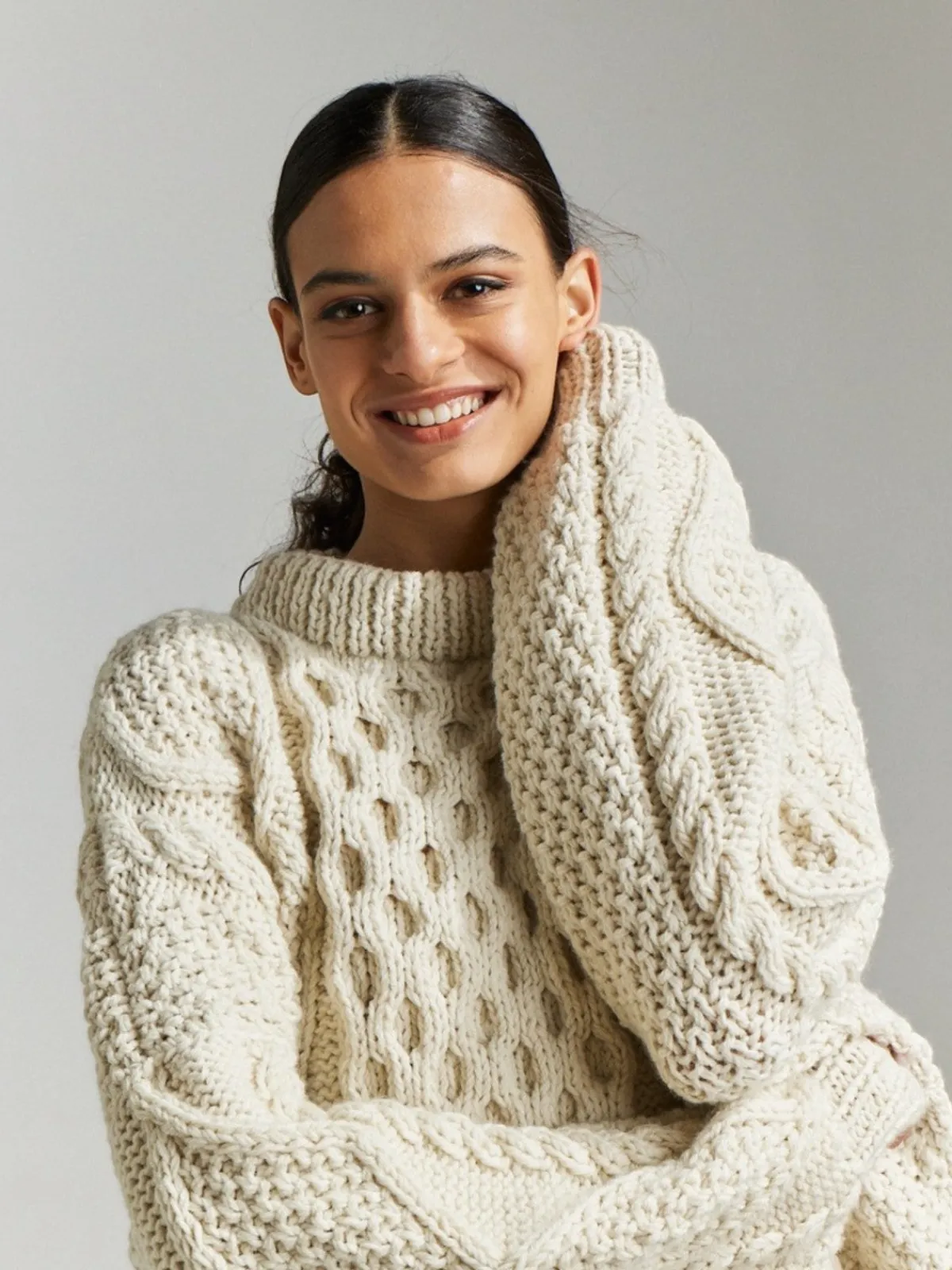 First Born Knits Honey Sweater