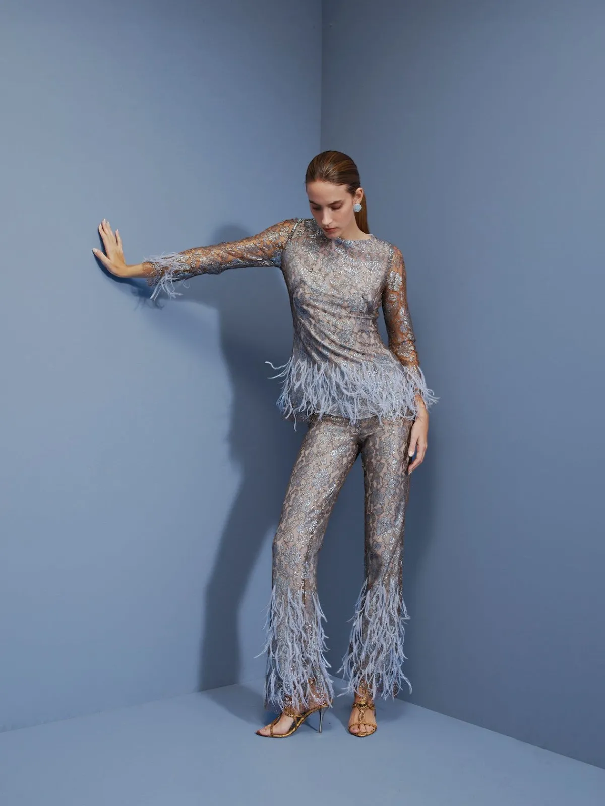 Francesca Miranda Elipse Lace Pants