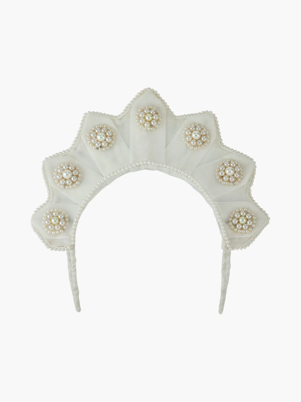 Magnetic Midnight Star Shaped Velvet Pearl Headpiece