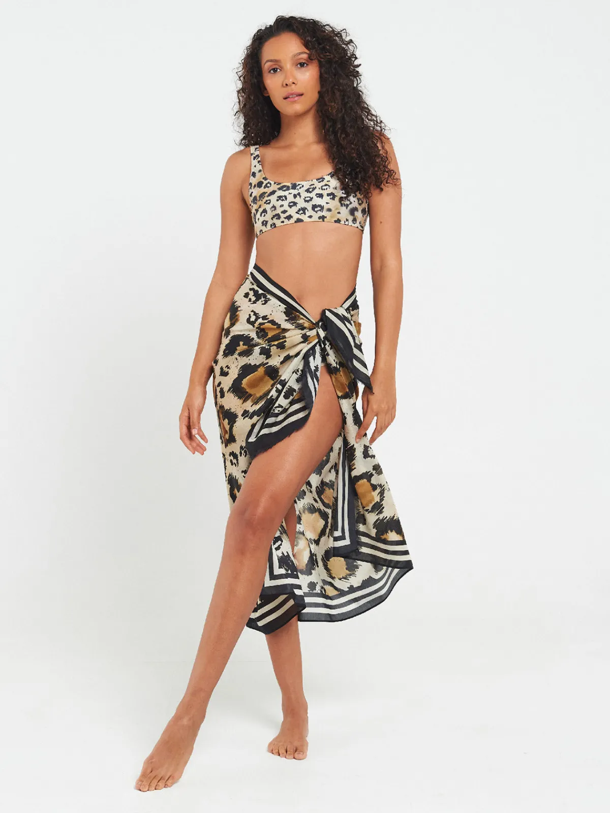 Sigal Fringed Sarong Scarf