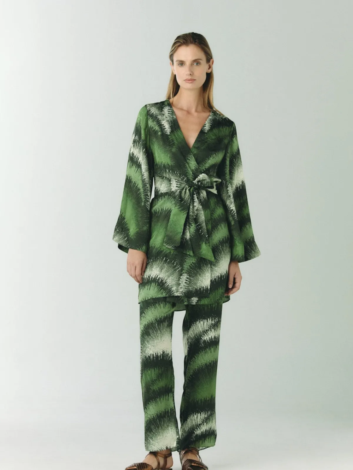 Juan de Dios Santo Tomás Silk Jacquard Pants