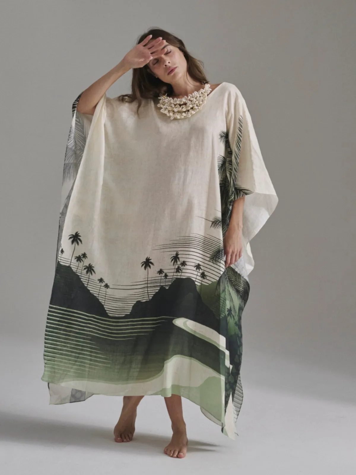 Juan de Dios Morena Linen Closed Tunic