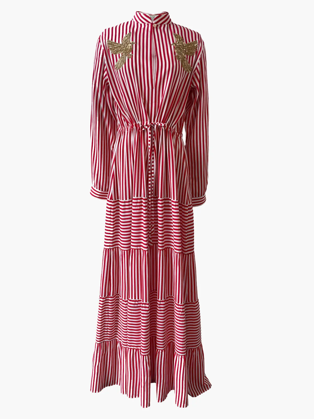 De Castro Red Stripe Dress