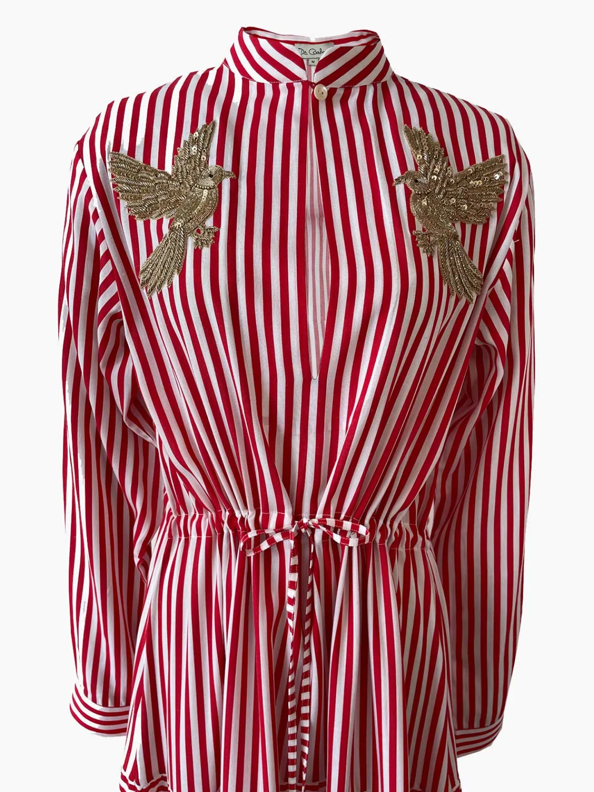 De Castro Red Stripe Dress