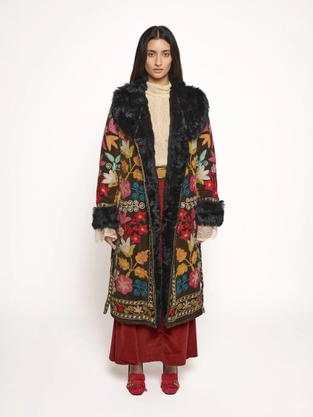 ZAZI Aisara Wrap Coat - L