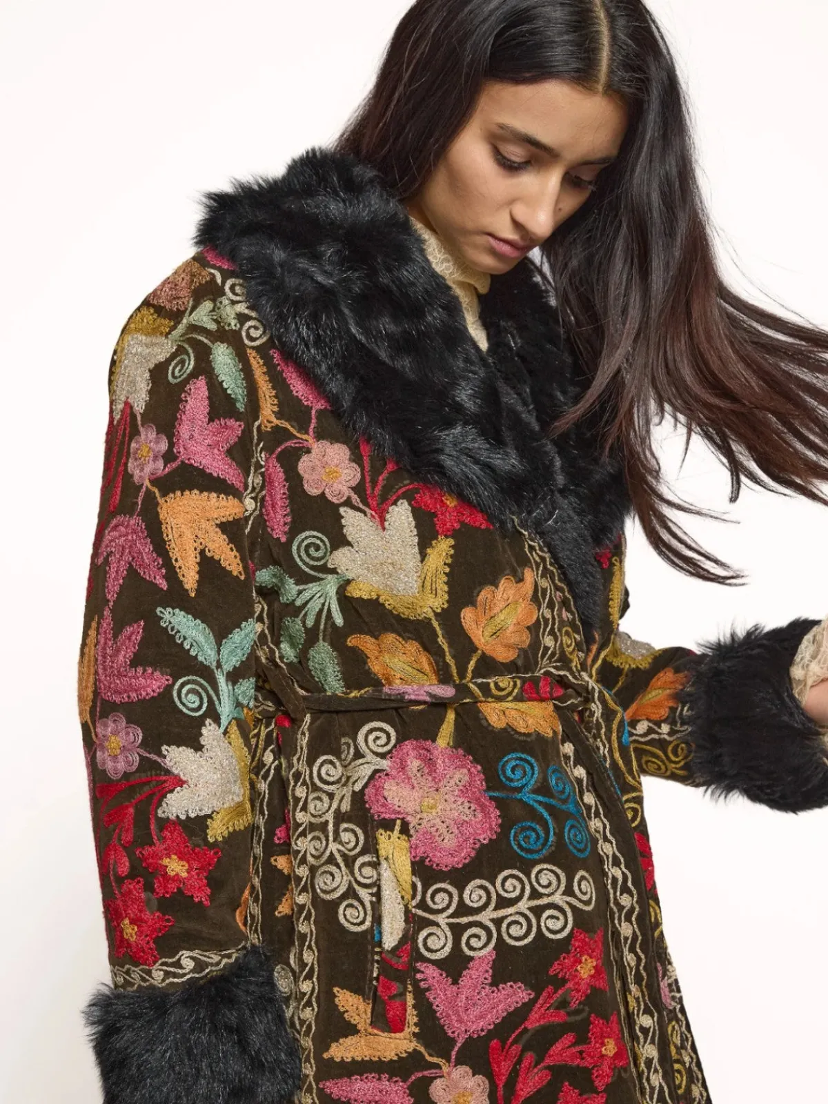 ZAZI Aisara Wrap Coat - L