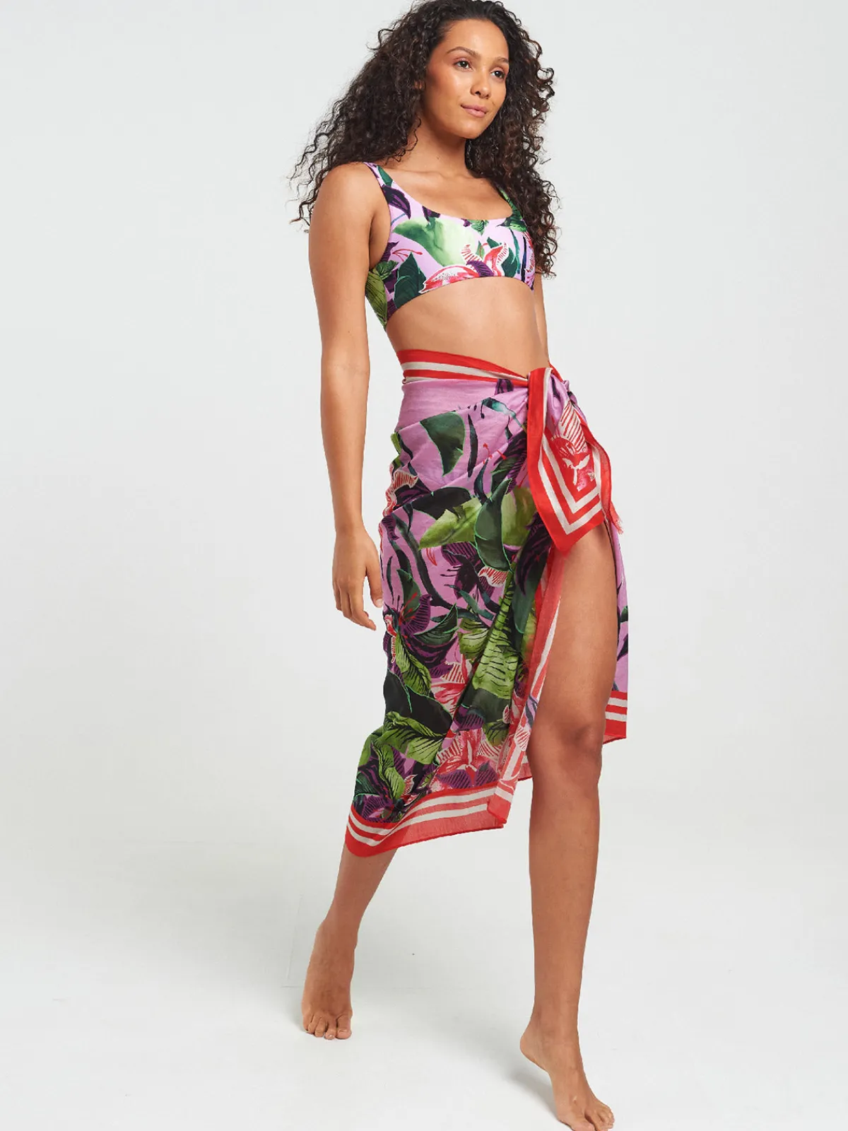 Sigal Fringed Sarong Scarf