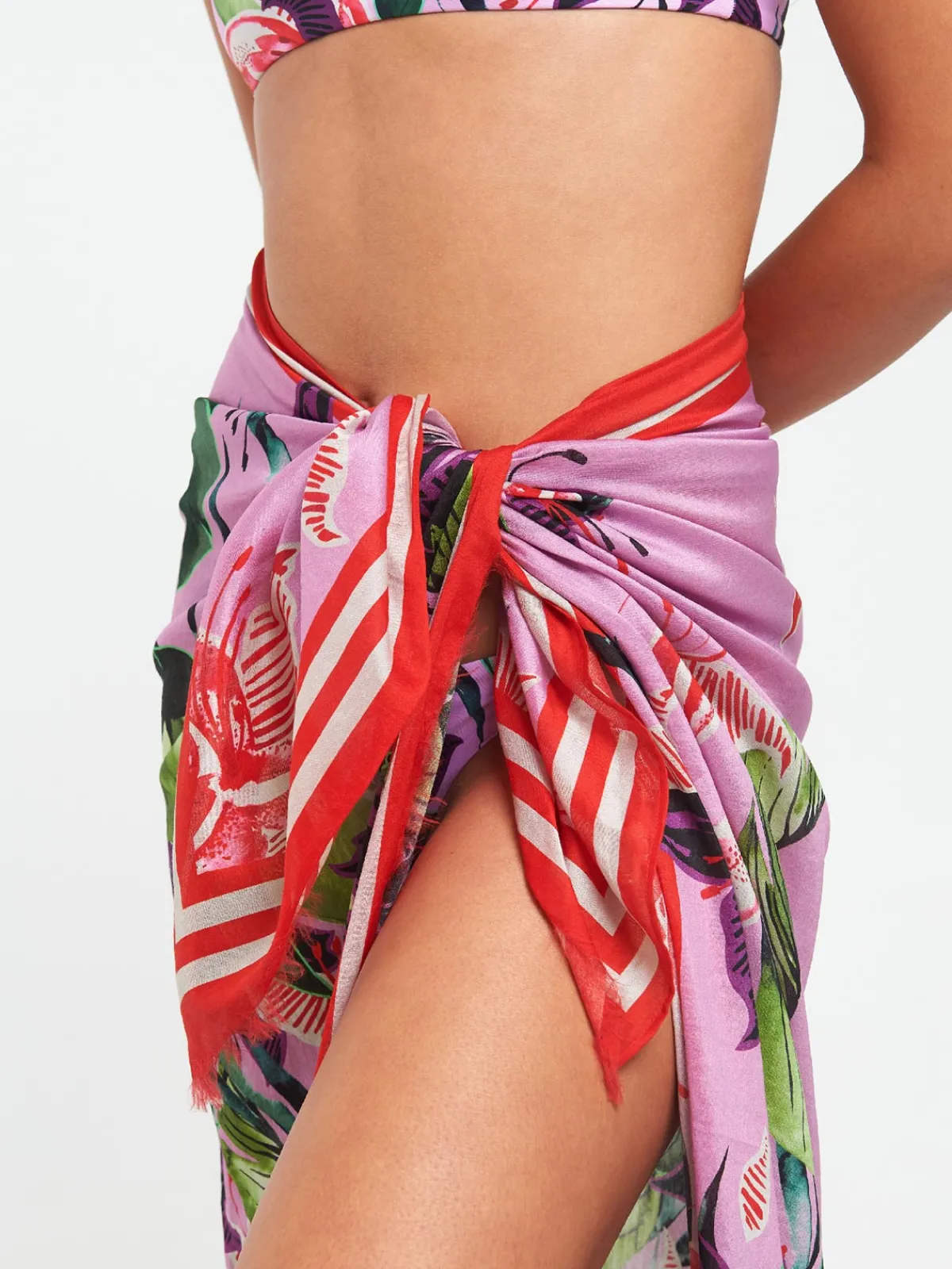 Sigal Fringed Sarong Scarf