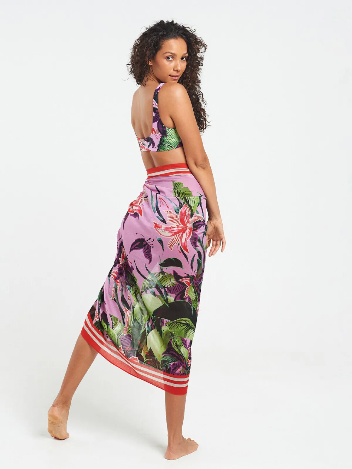 Sigal Fringed Sarong Scarf