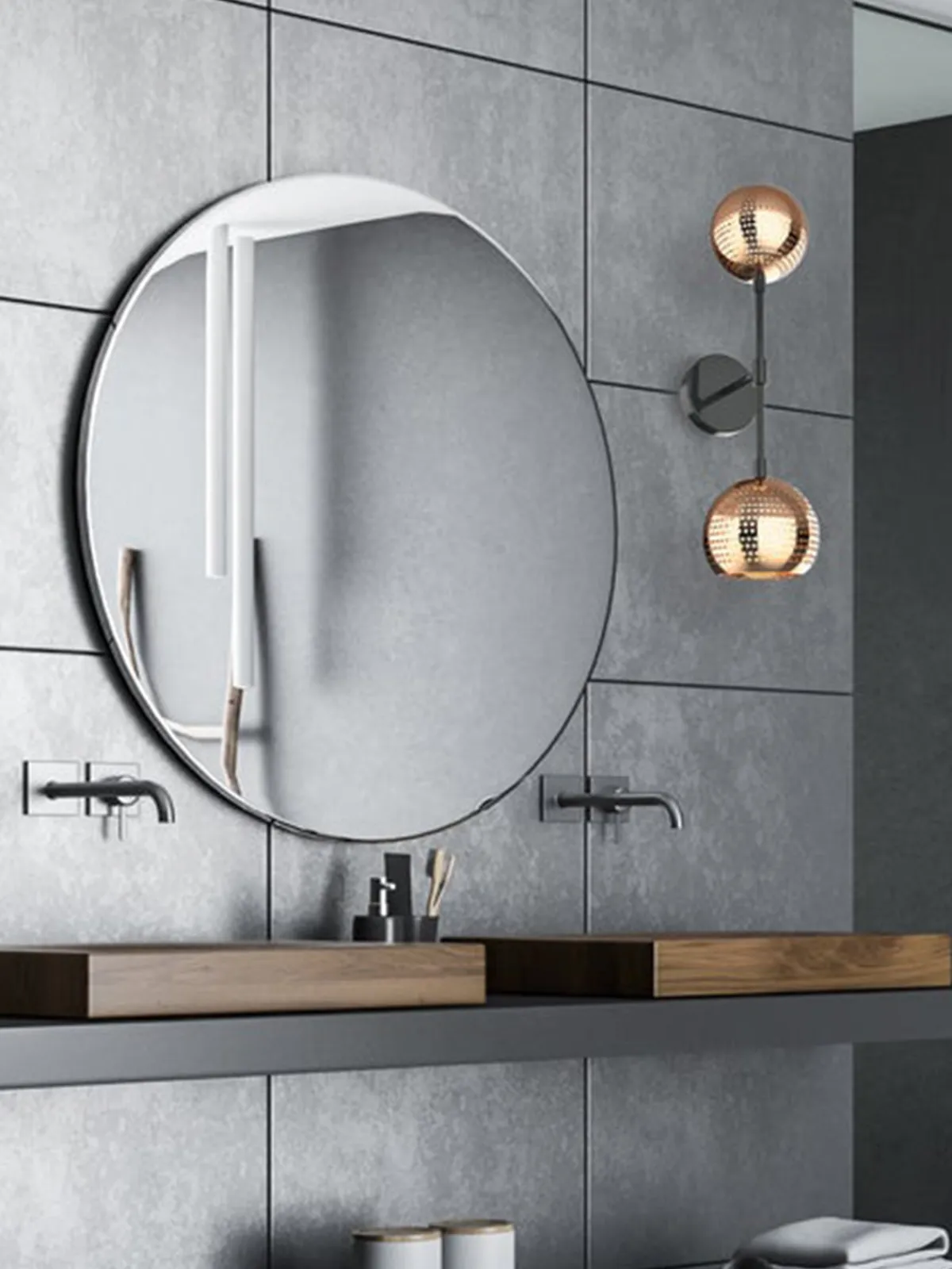 Dounia Shams Wall Sconce Dual Globe