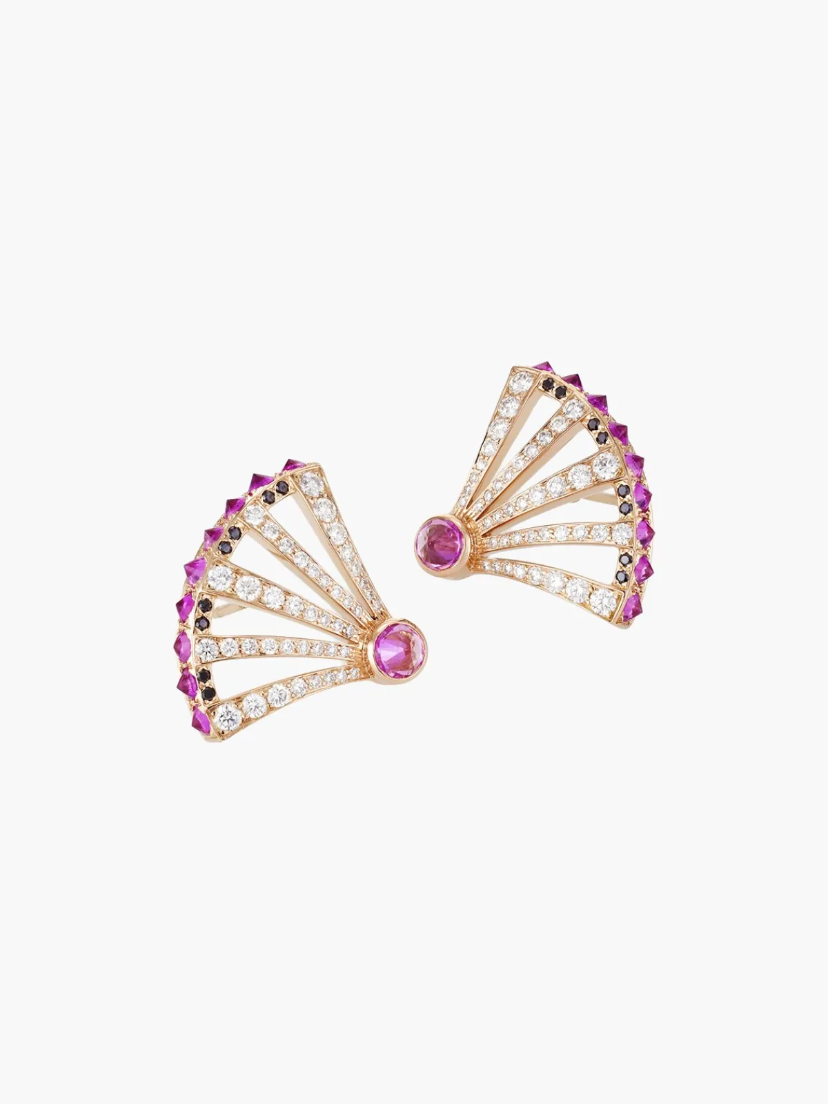 Ana Katarina Sumerian Diamond Spike Earrings