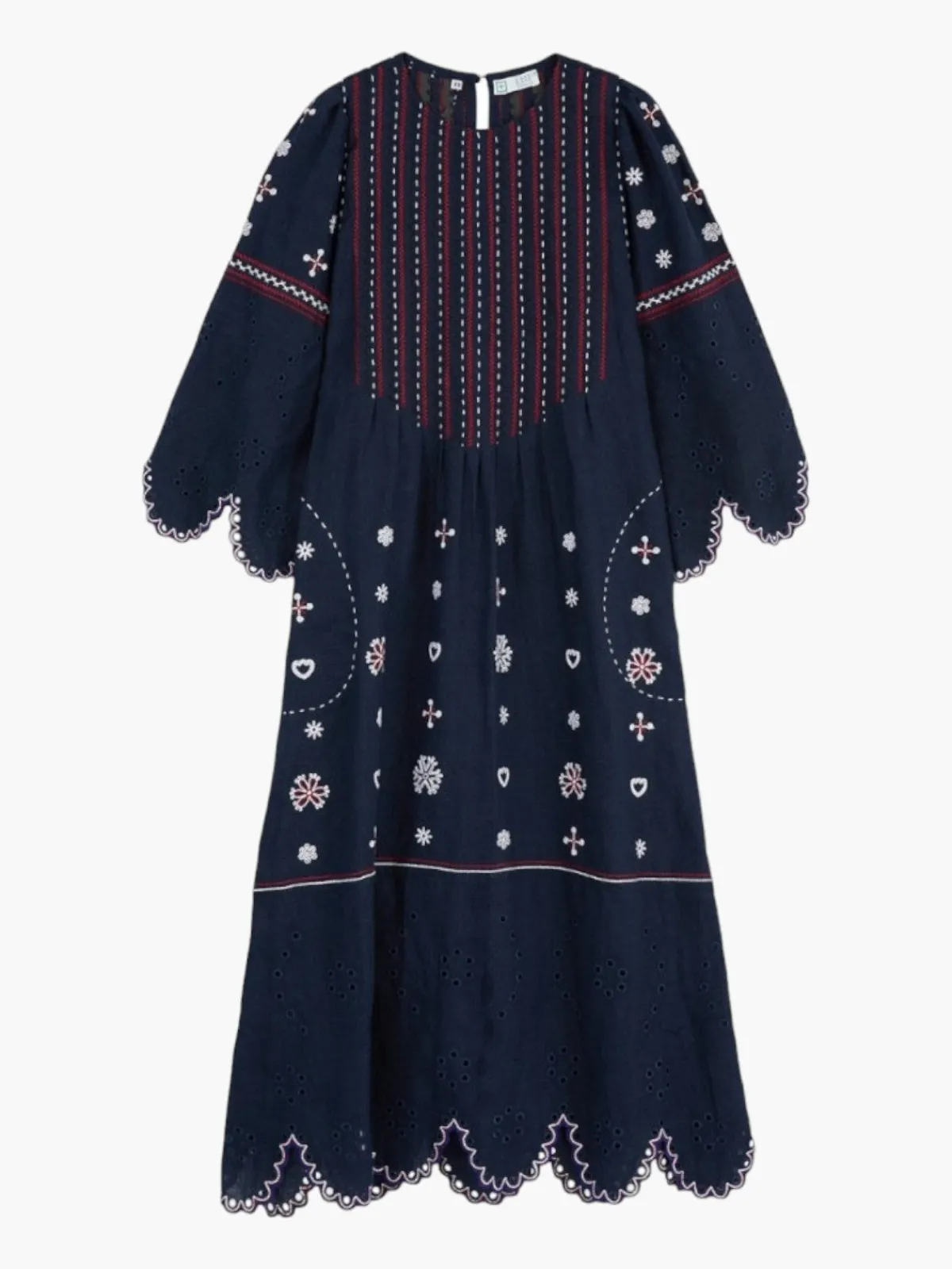 Larkin Lane Maryna Embroidered Ukrainian Dress