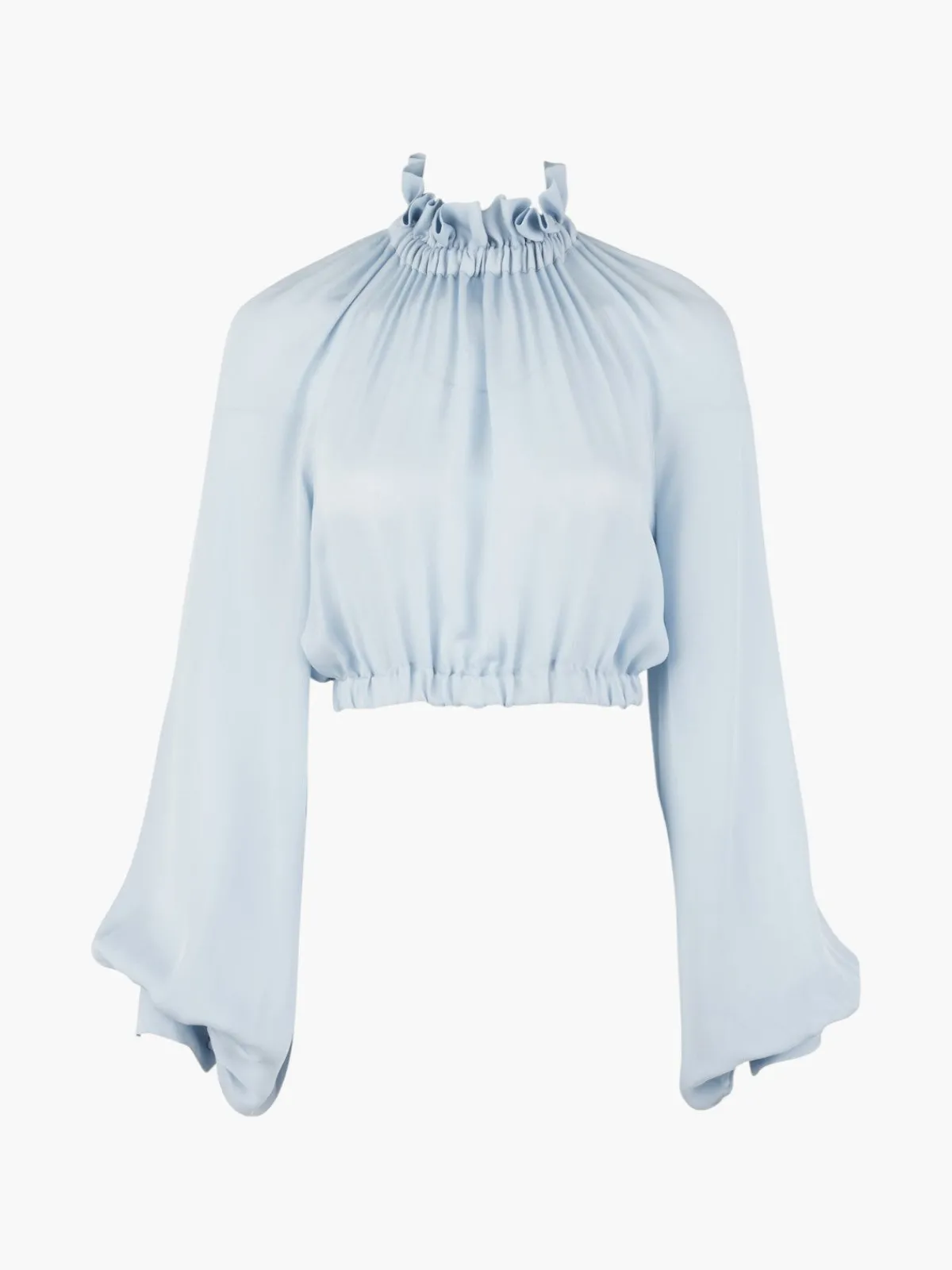 Francesca Miranda Nero Ruffled Top
