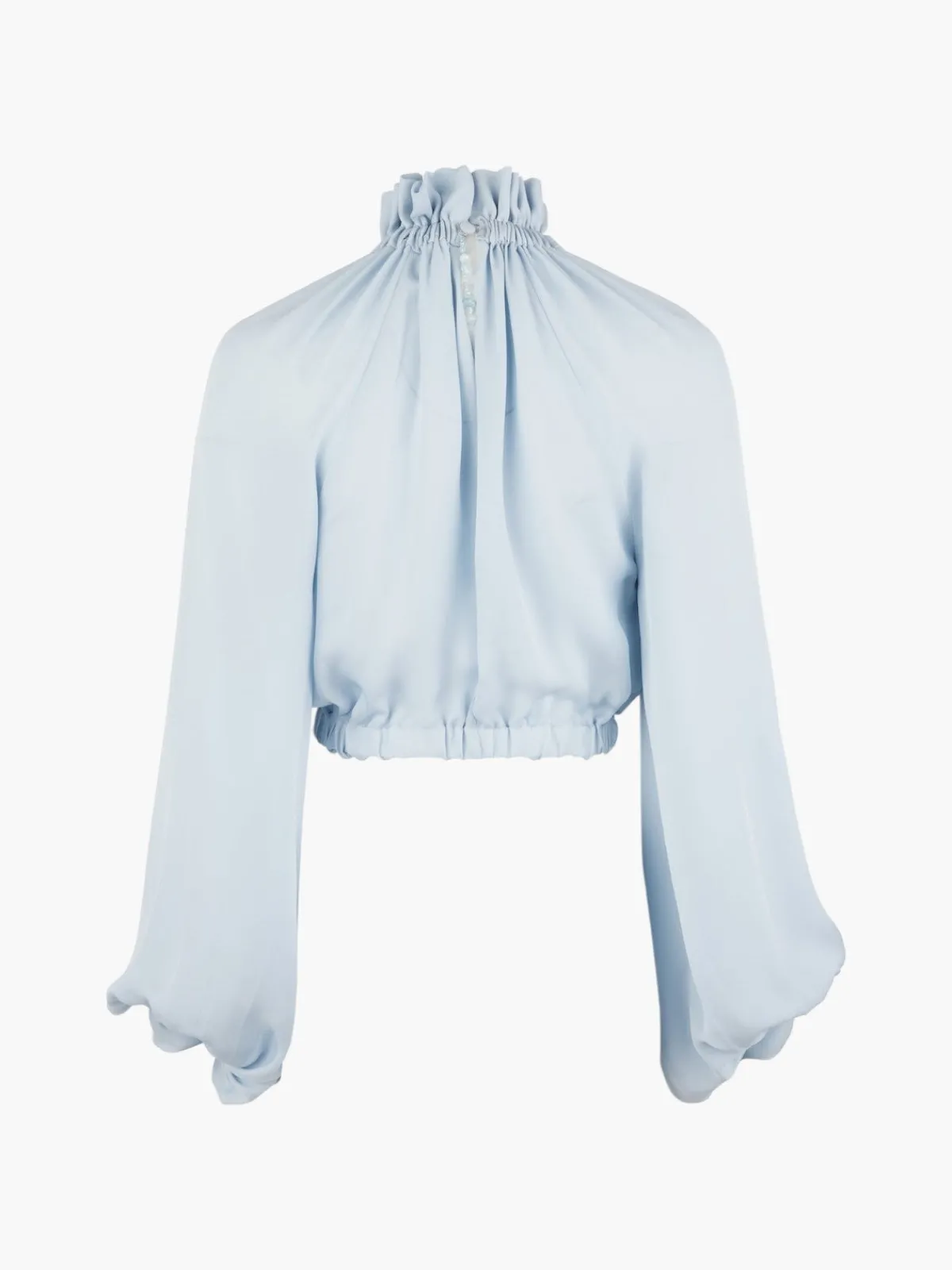 Francesca Miranda Nero Ruffled Top