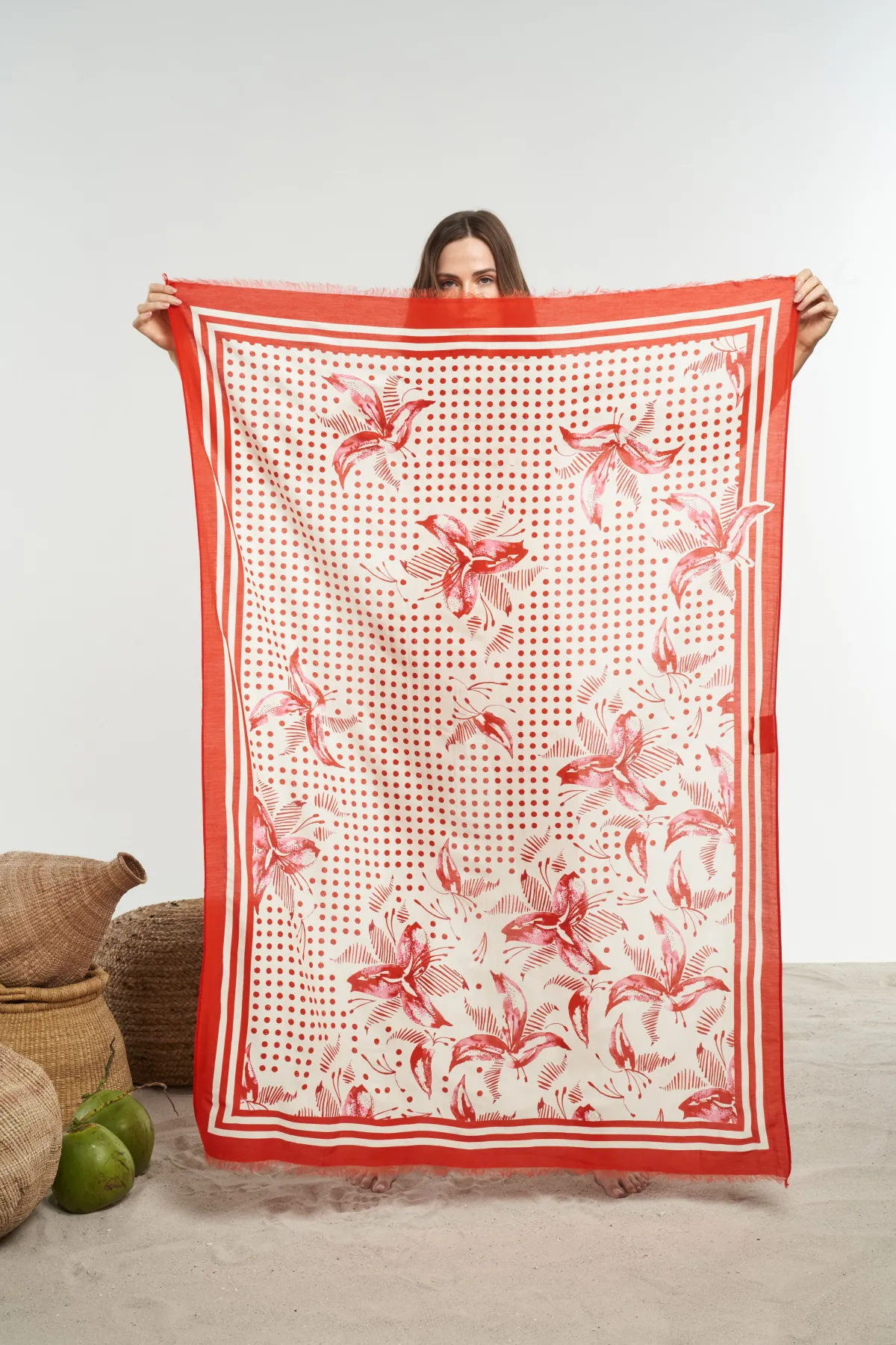 Sigal Fringed Sarong Scarf