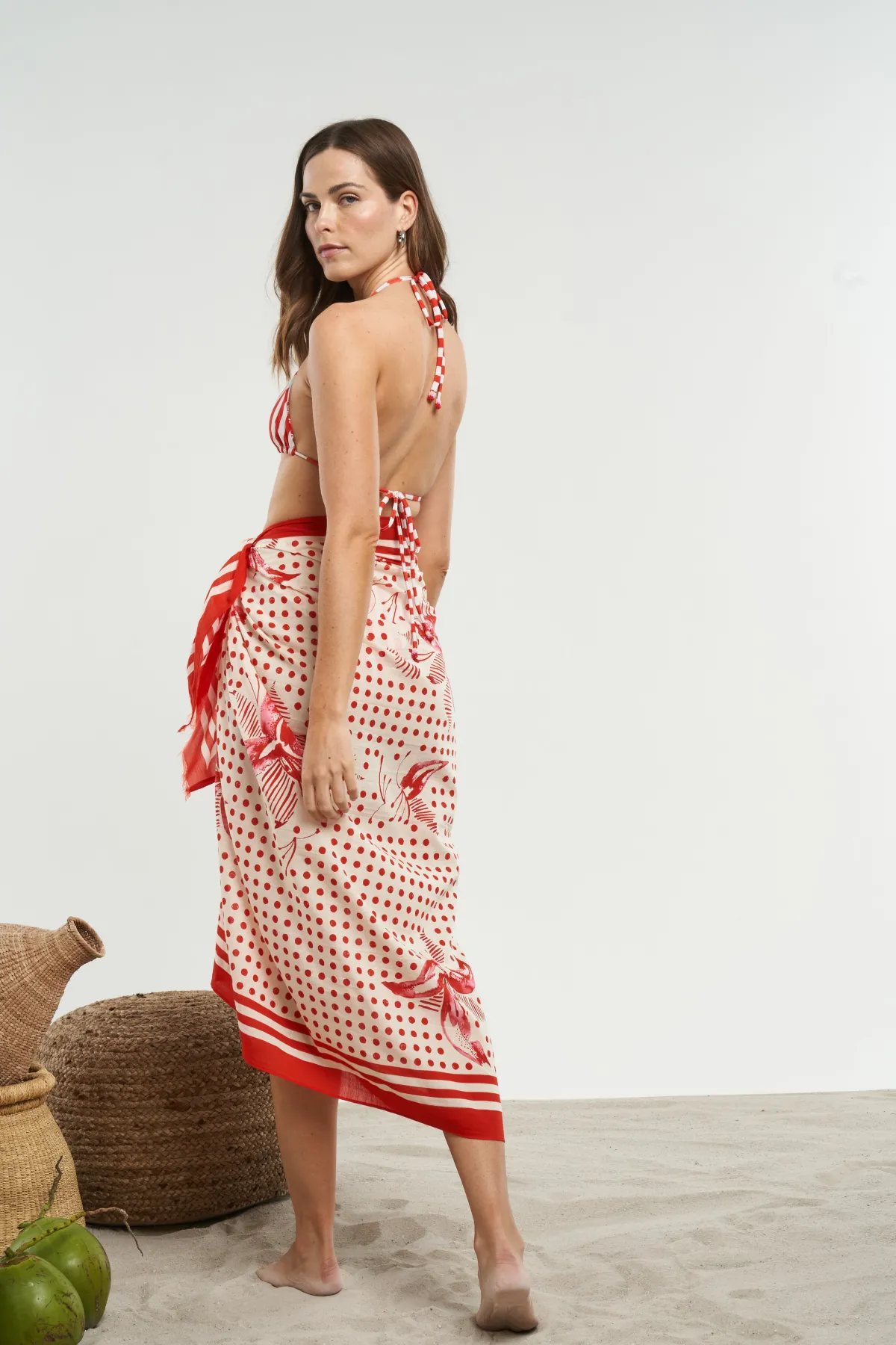 Sigal Fringed Sarong Scarf