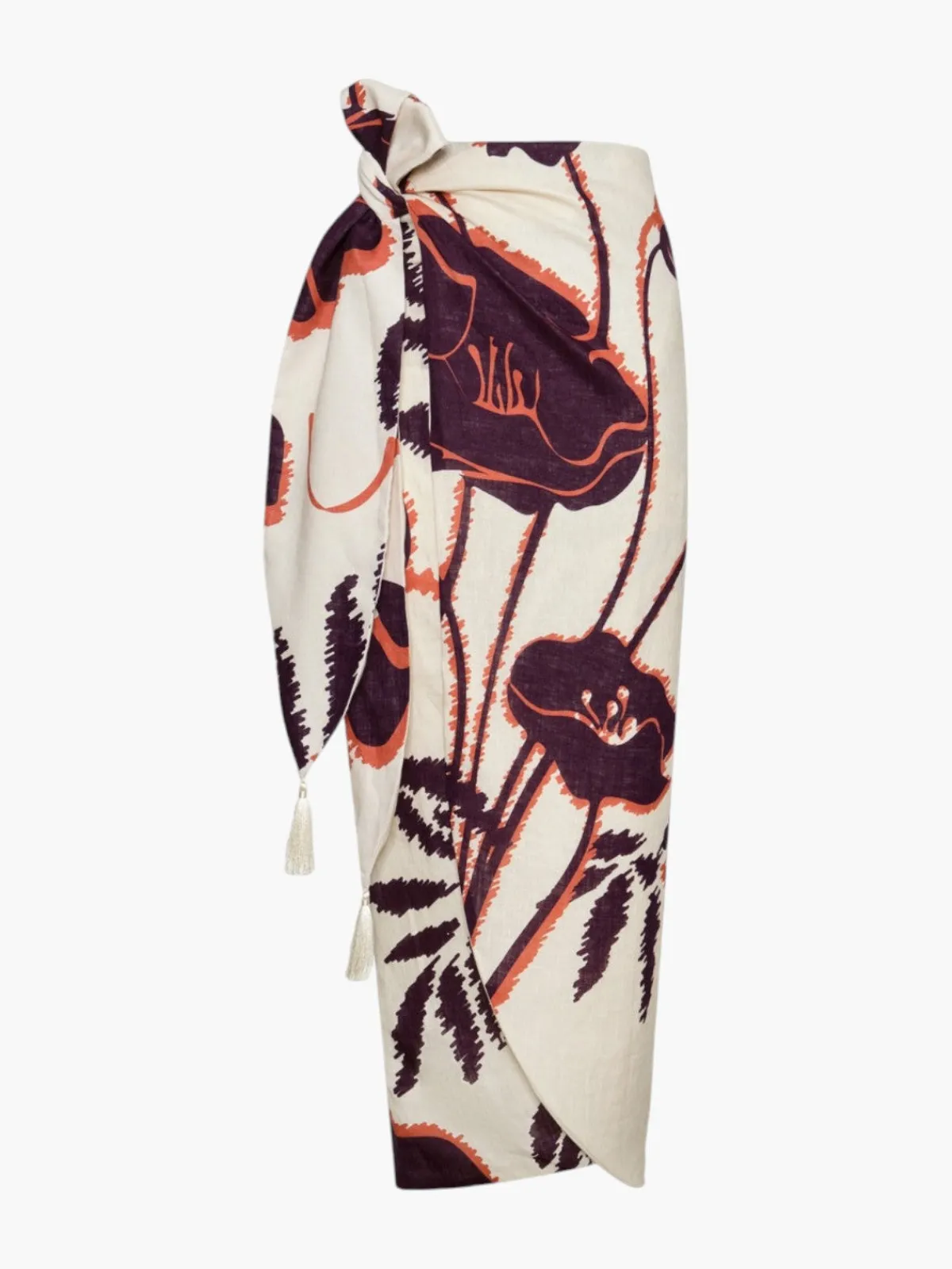 Juan de Dios Mapara Linen Skirt