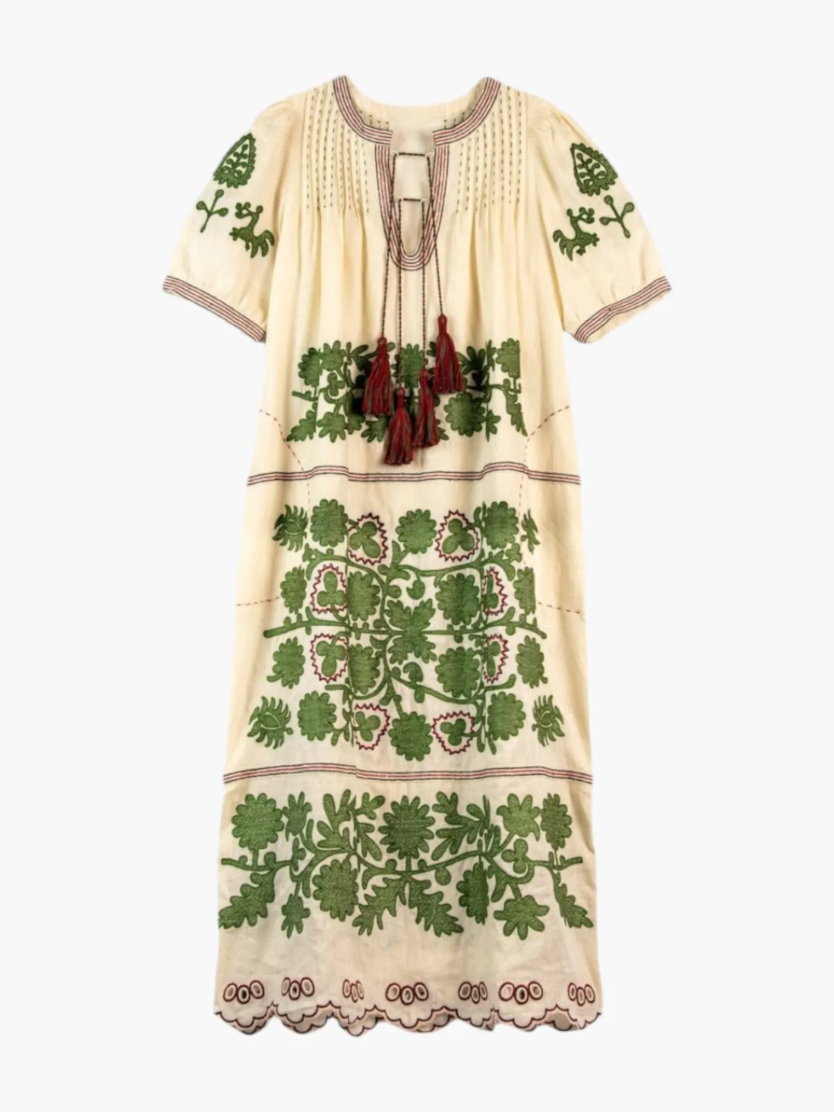 Larkin Lane Natalia Ukrainian Embroidered Dress