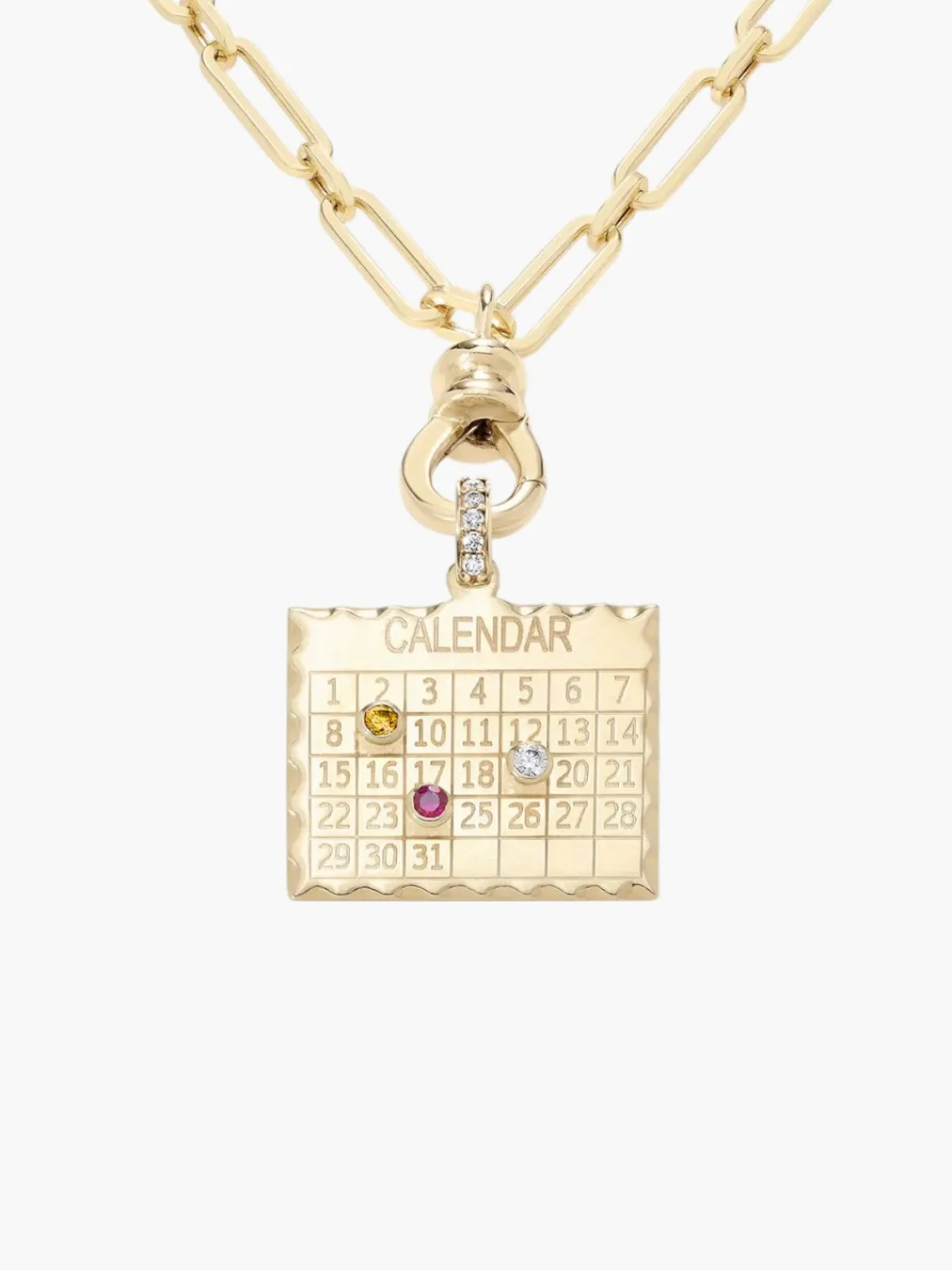 Zahava Multiple Date 1960s Calendar Charm