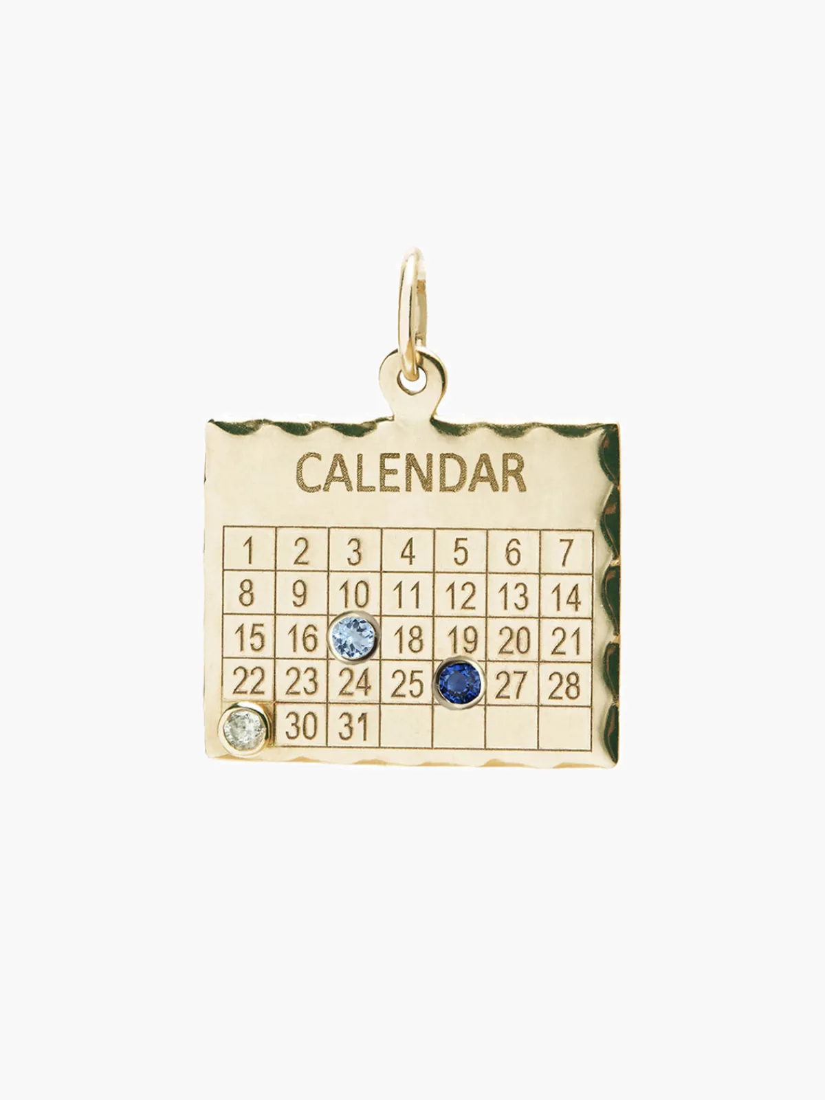 Zahava Multiple Date 1960s Calendar Charm
