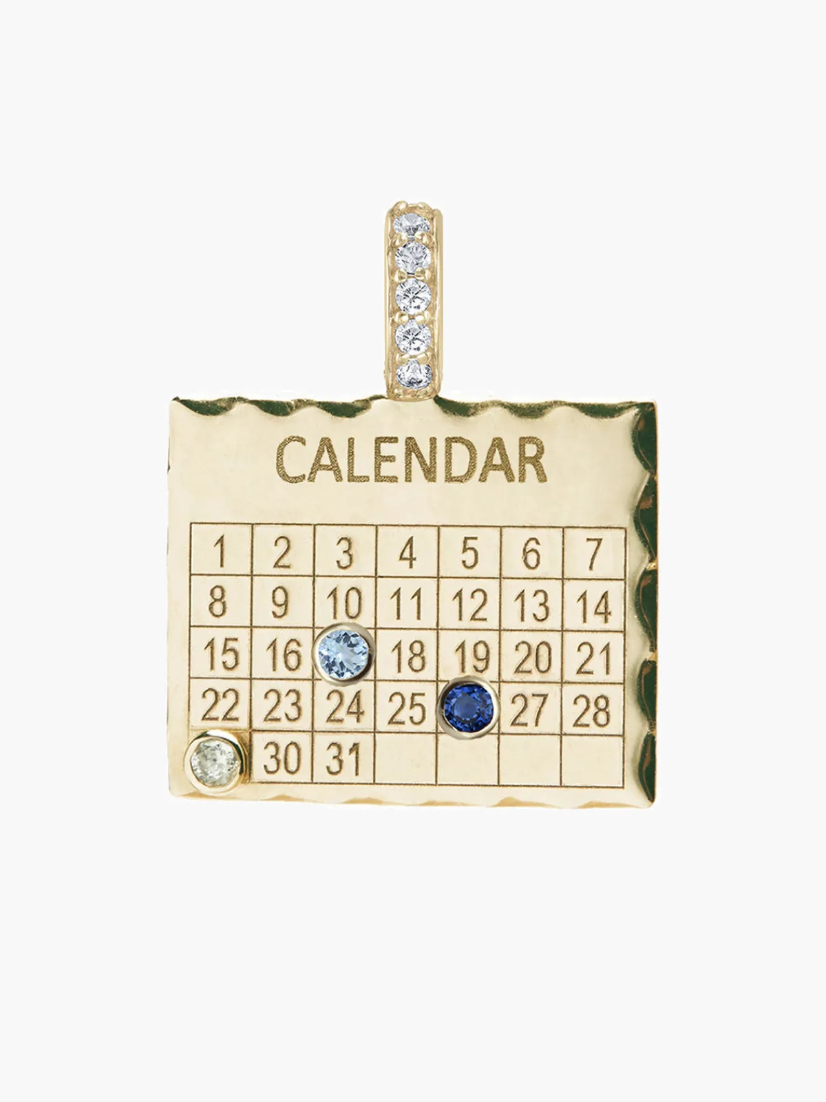 Zahava Multiple Date 1960s Calendar Charm