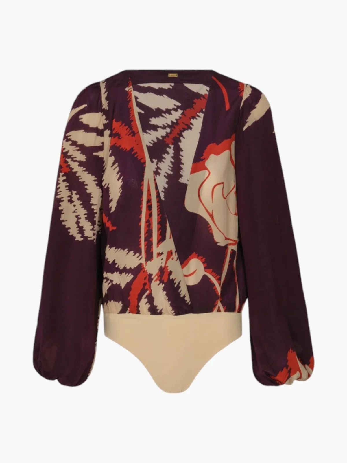 Juan de Dios Sambale Crepe Chine Bodysuit