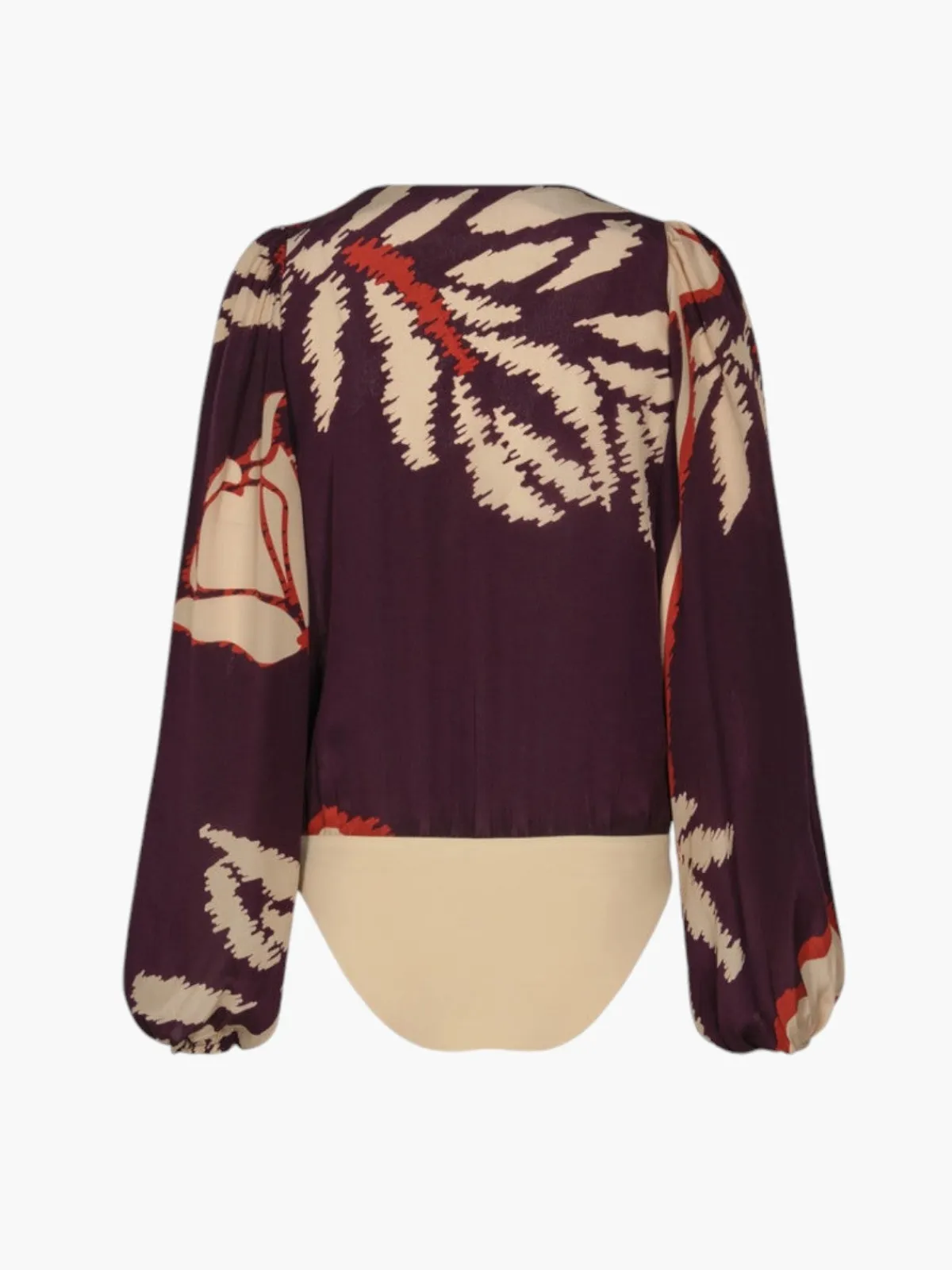 Juan de Dios Sambale Crepe Chine Bodysuit