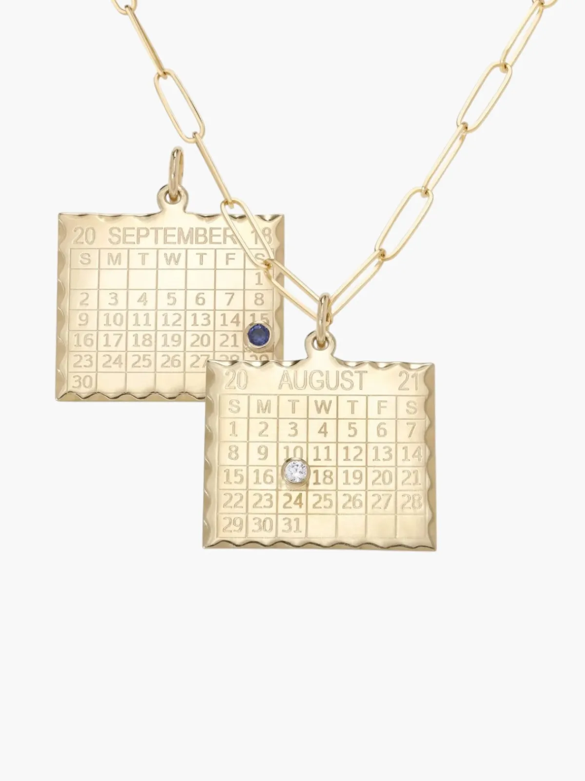 Zahava Double Sided 1960s Calendar Charm