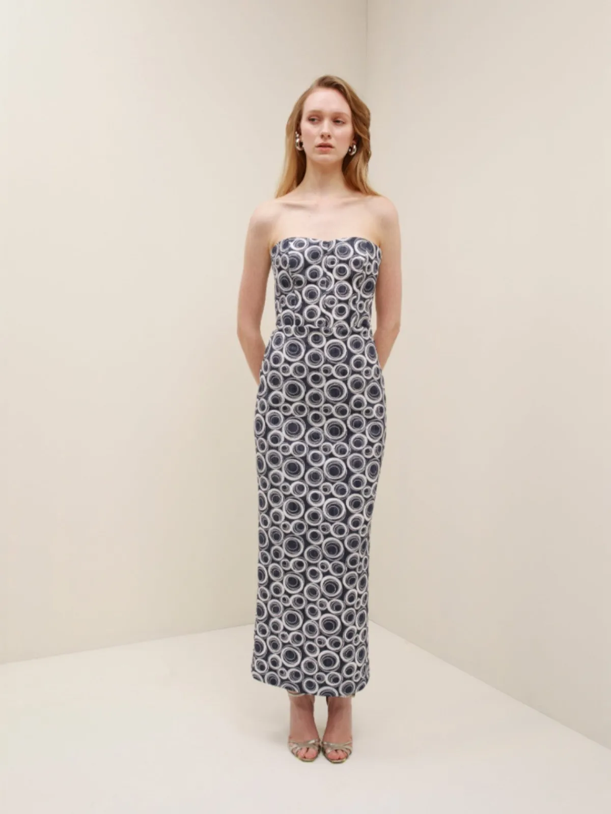 Francesca Miranda Cassata Denim Dress