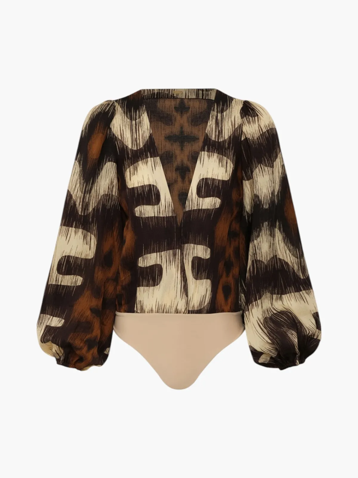 Juan de Dios Sambale Martellato Silk Bodysuit