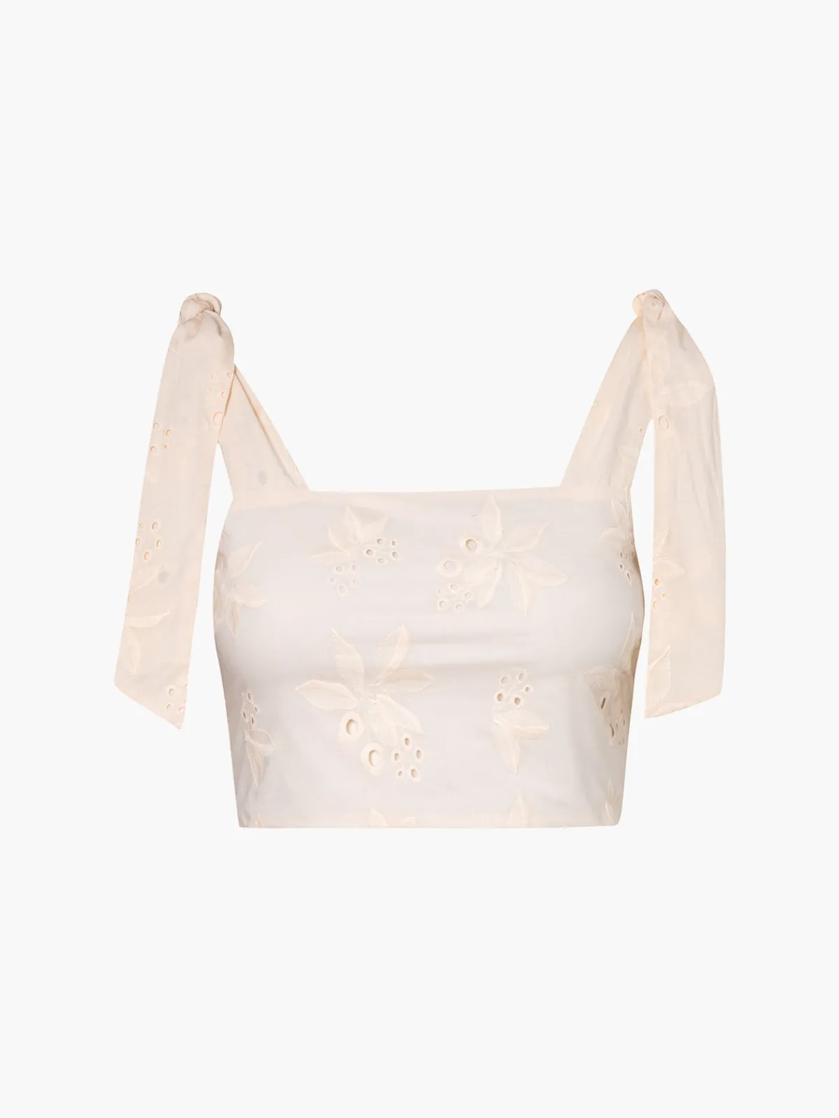 Juan de Dios Marimba Cotton Eyelet Top