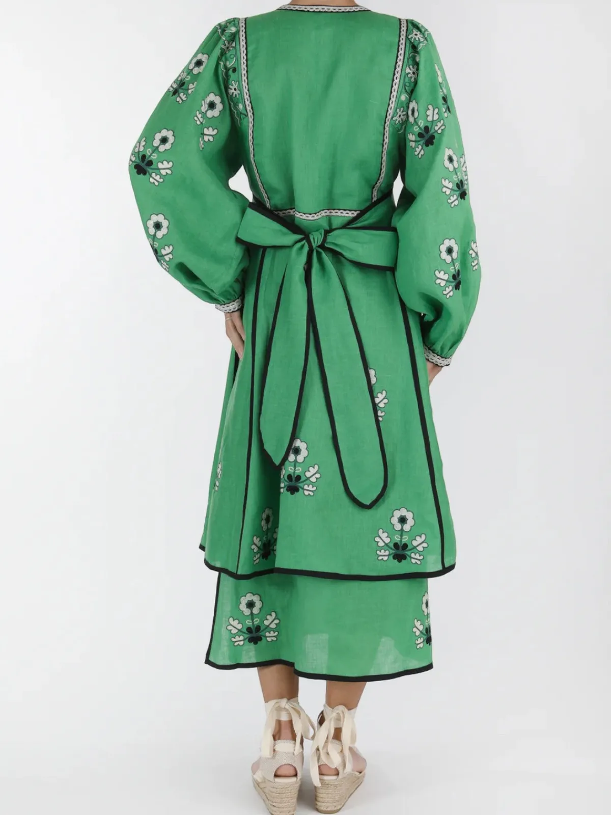 Larkin Lane Iryna Embroidered Ukrainian Dress