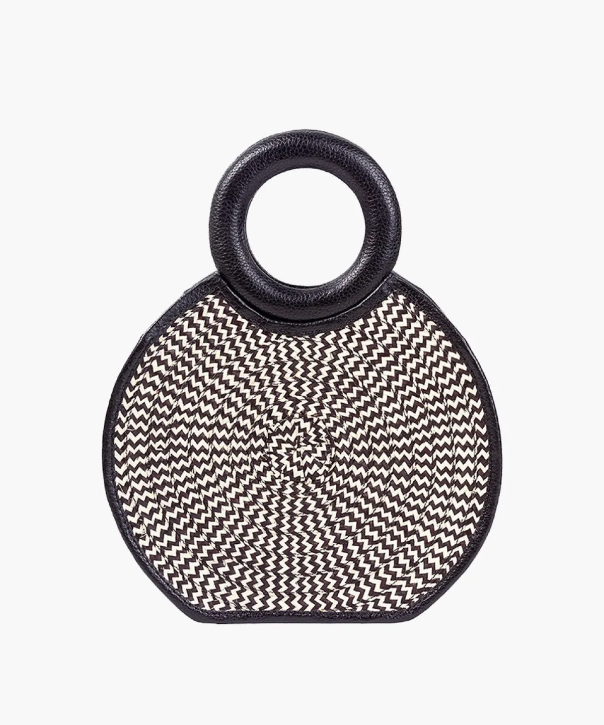 Adriana Castro Zenu Handbag in Leather and Cana Flecha