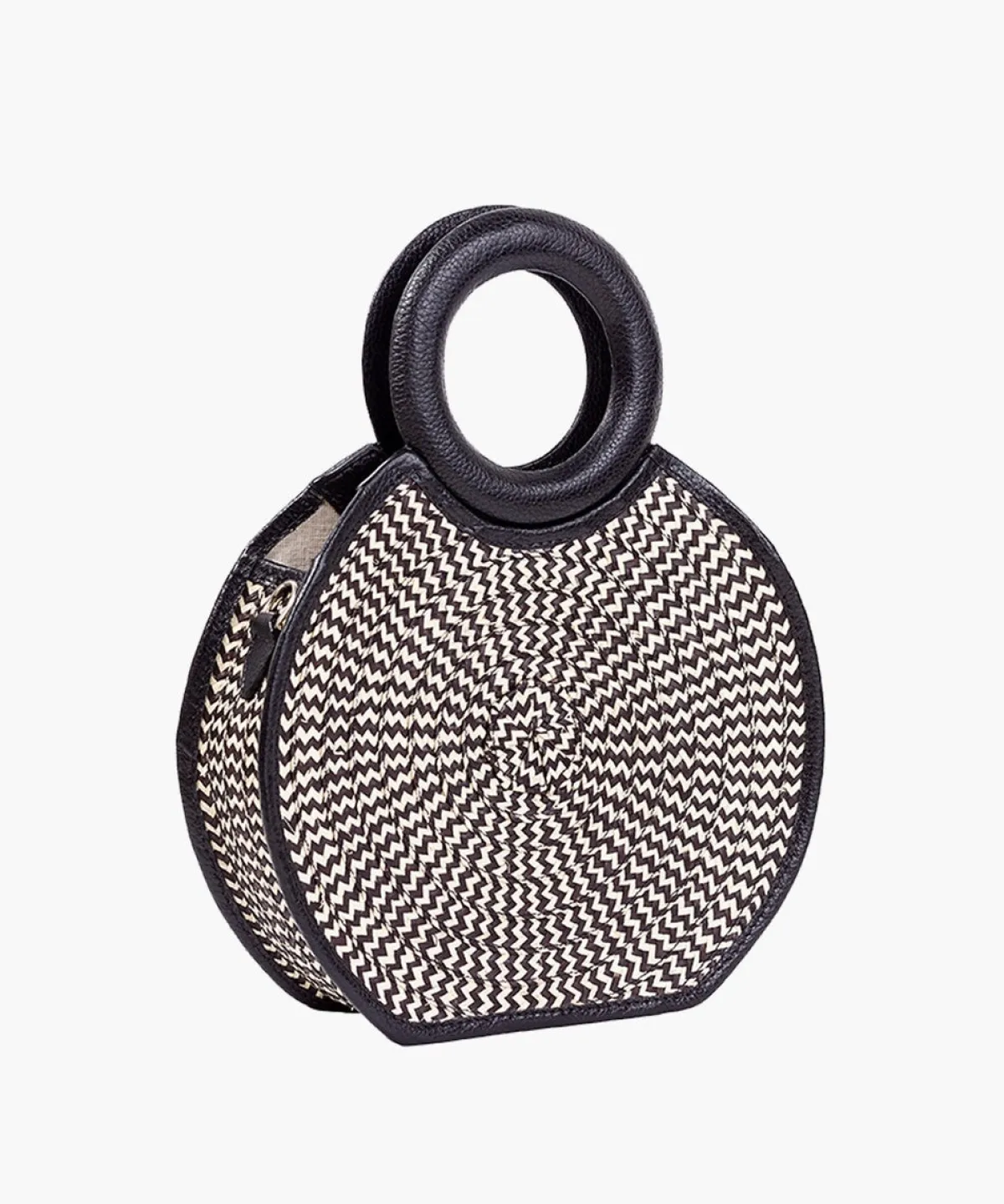 Adriana Castro Zenu Handbag in Leather and Cana Flecha