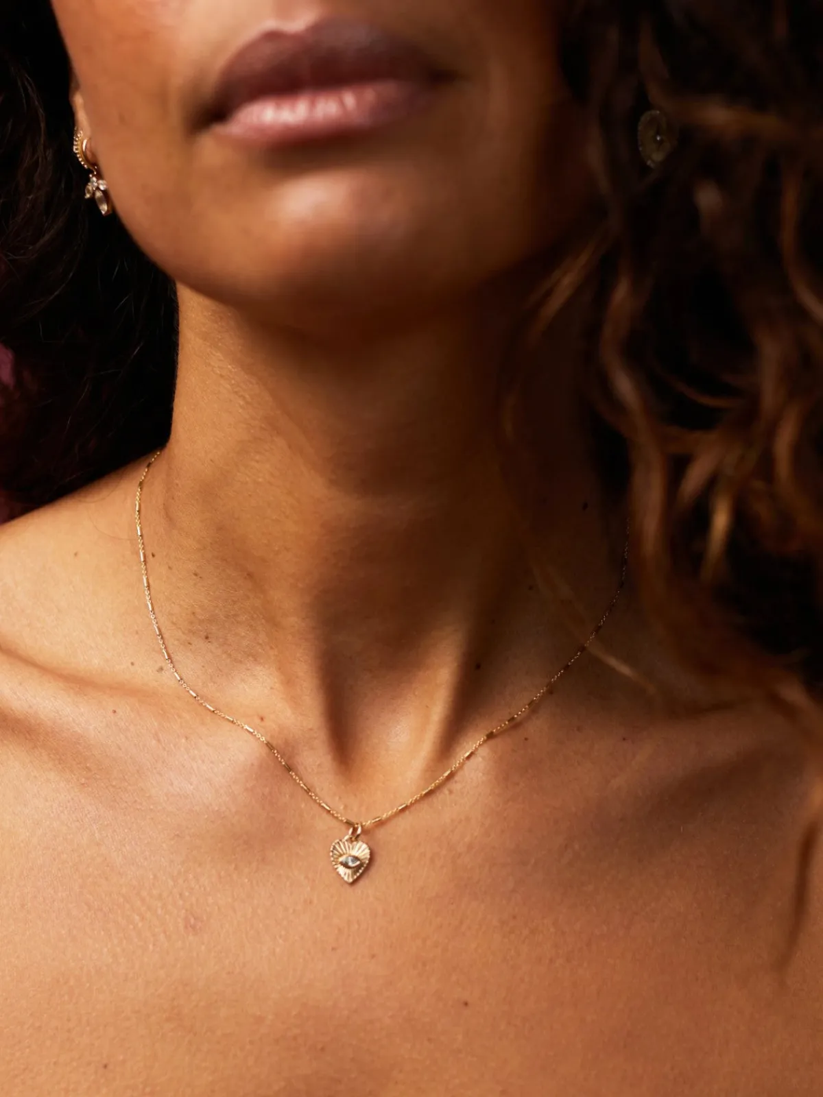 Zahava Sunbeam Heart Charm