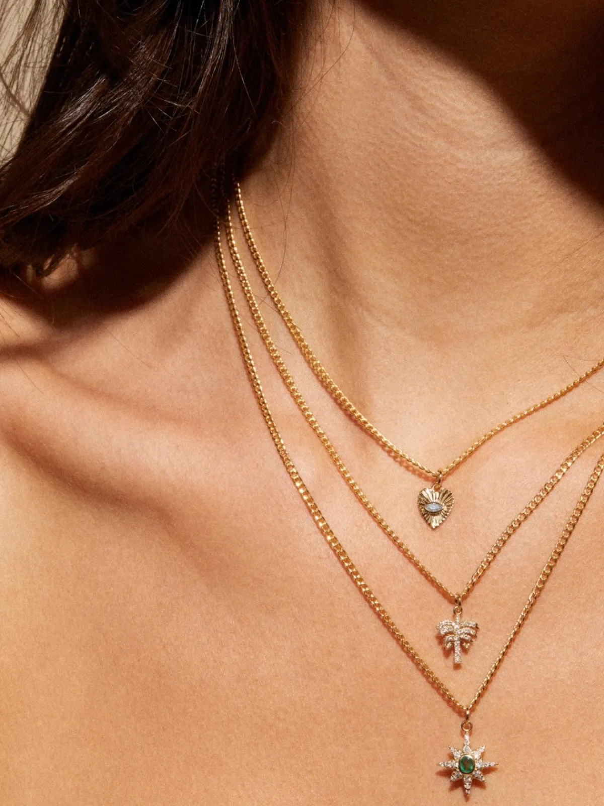 Zahava Sunbeam Heart Charm