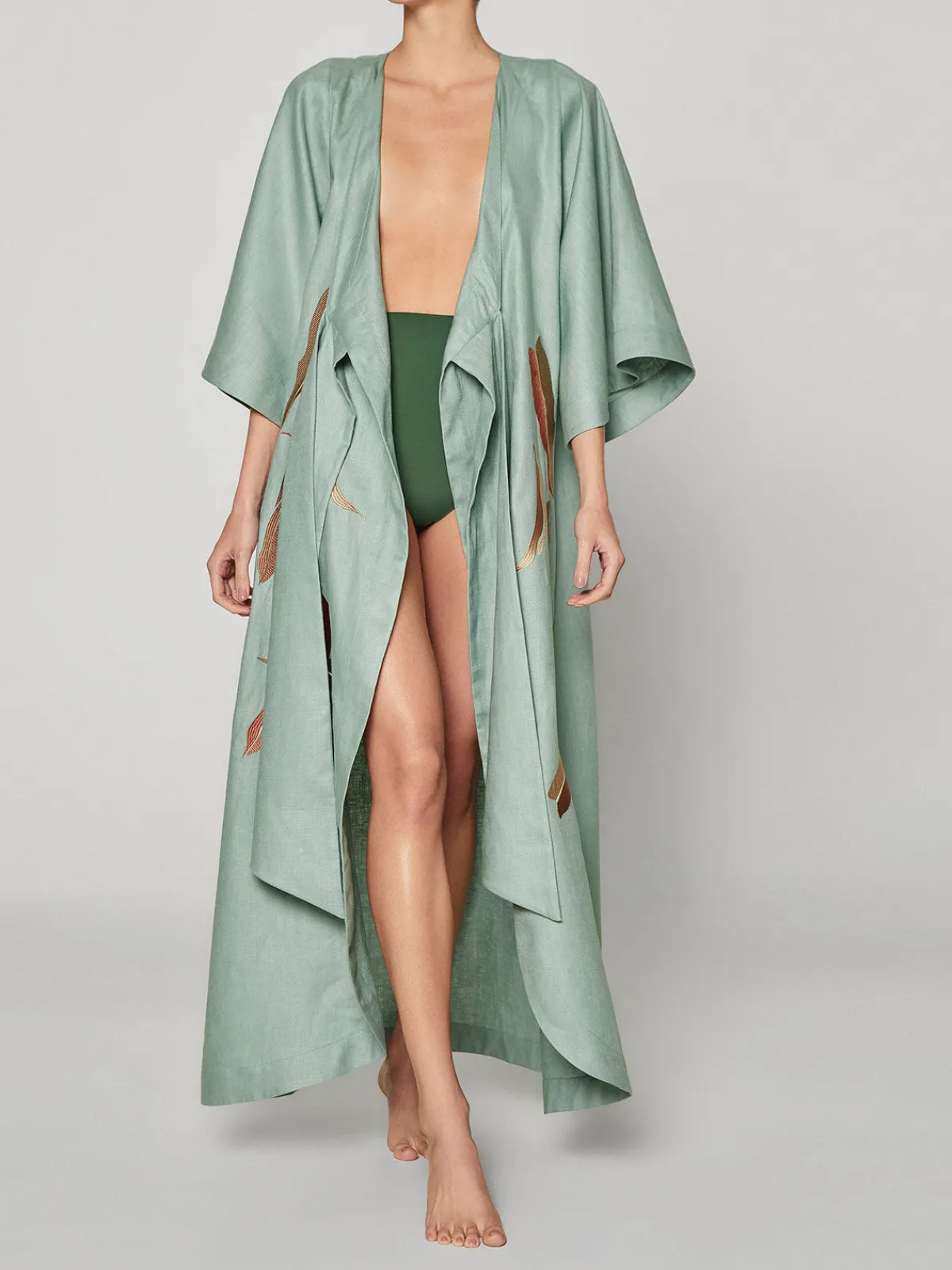 Juan de Dios Frida Linen Kaftan