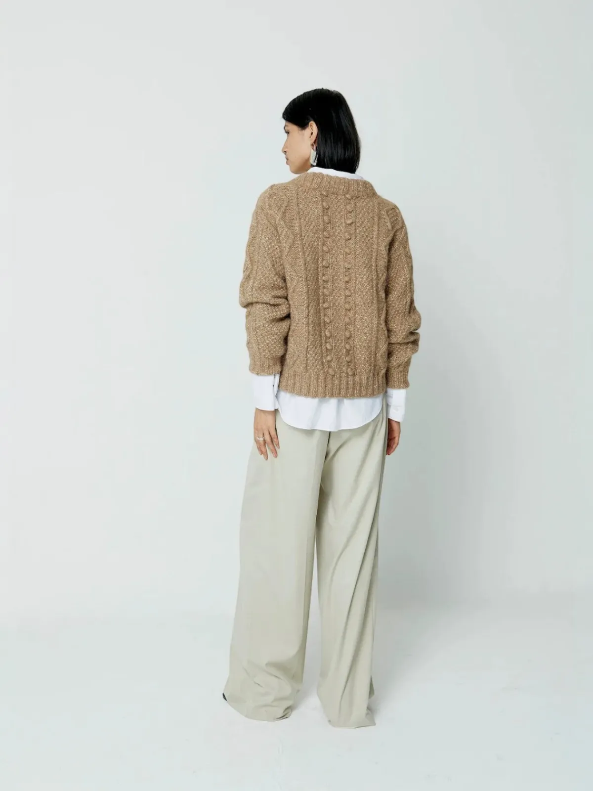 Tejido Fisher Seed Puff Pullover
