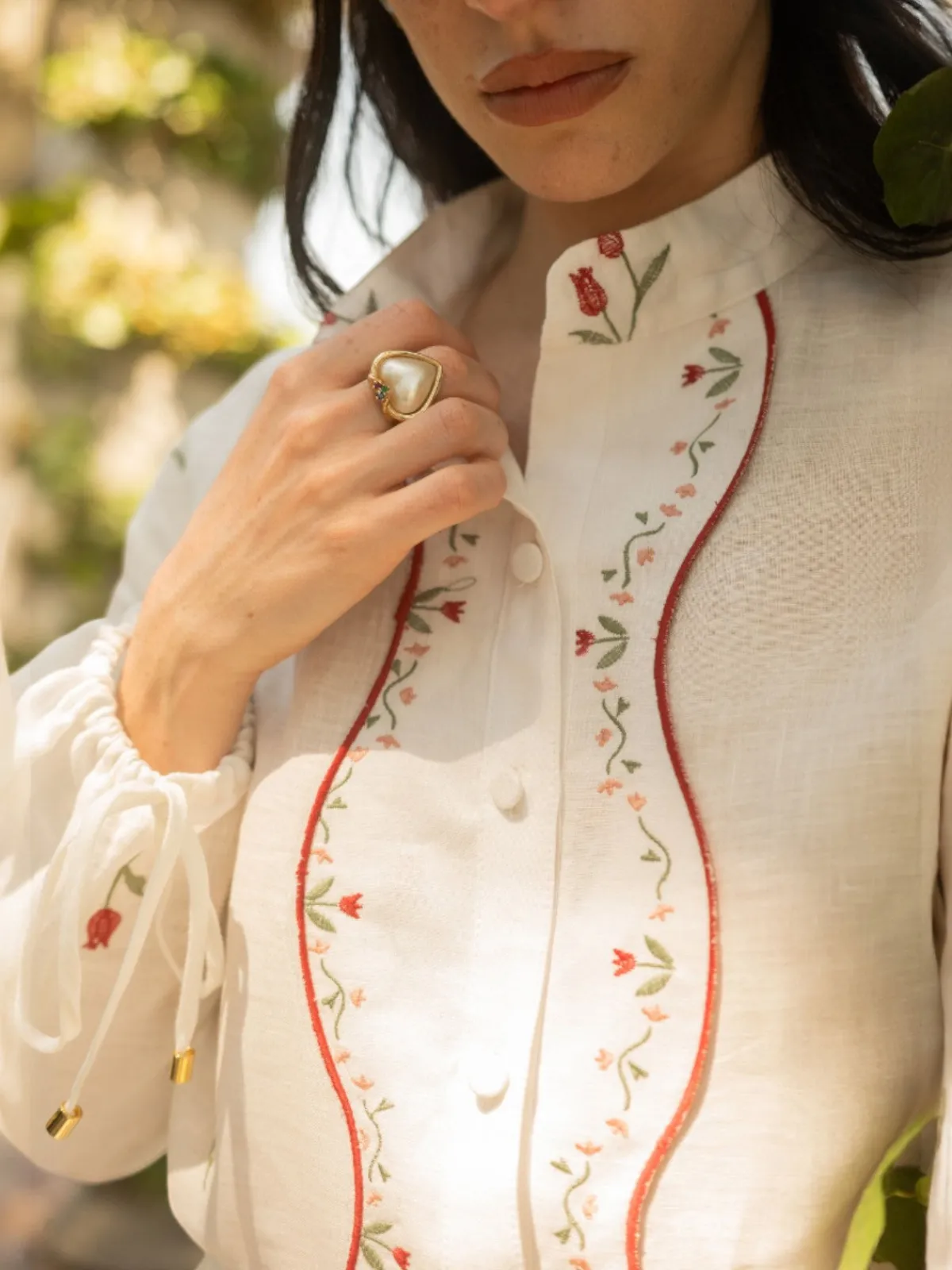 Estefania Lovely Tulip Long Sleeve Shirt