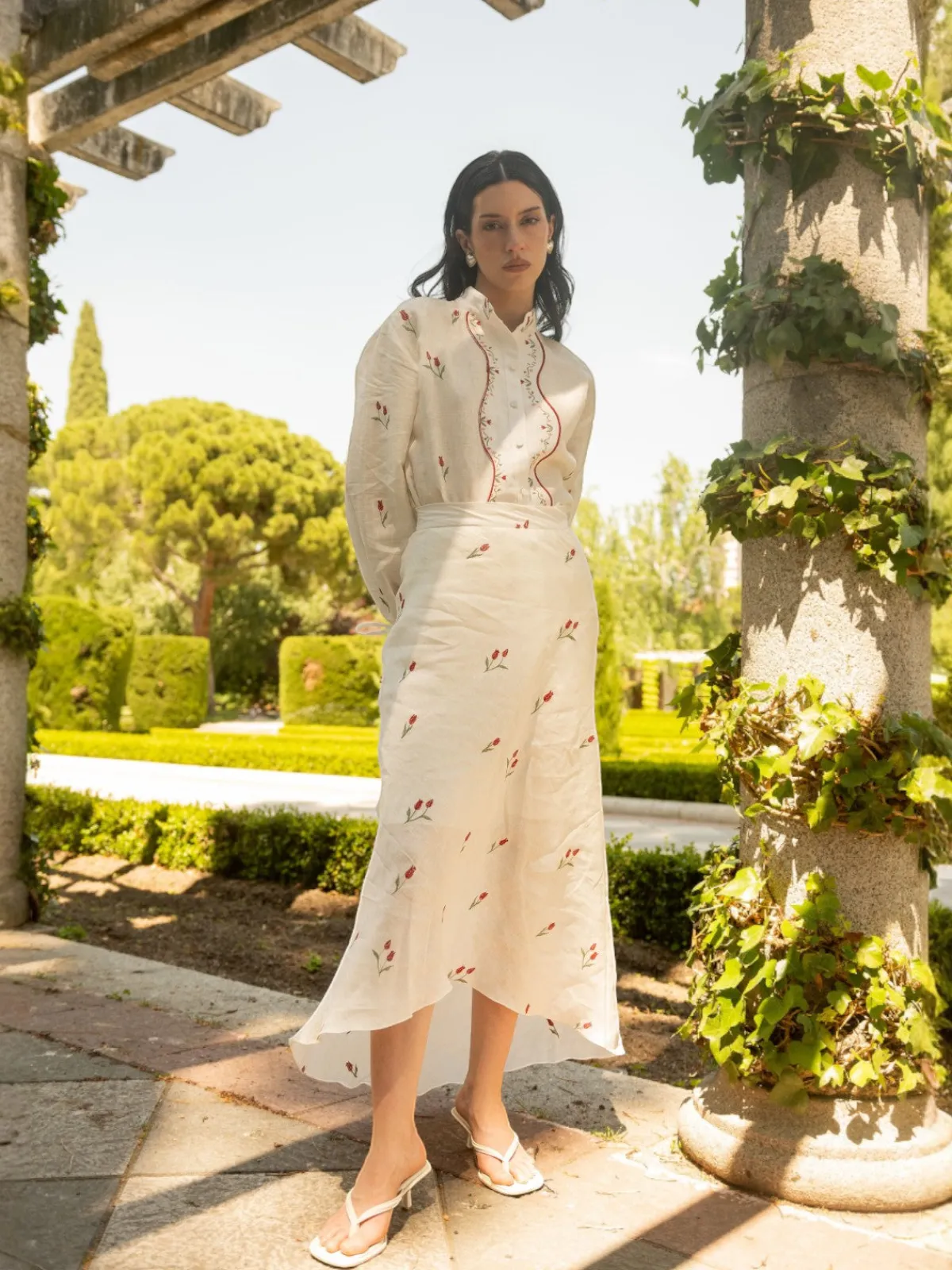 Estefania Lovely Tulip Long Sleeve Shirt