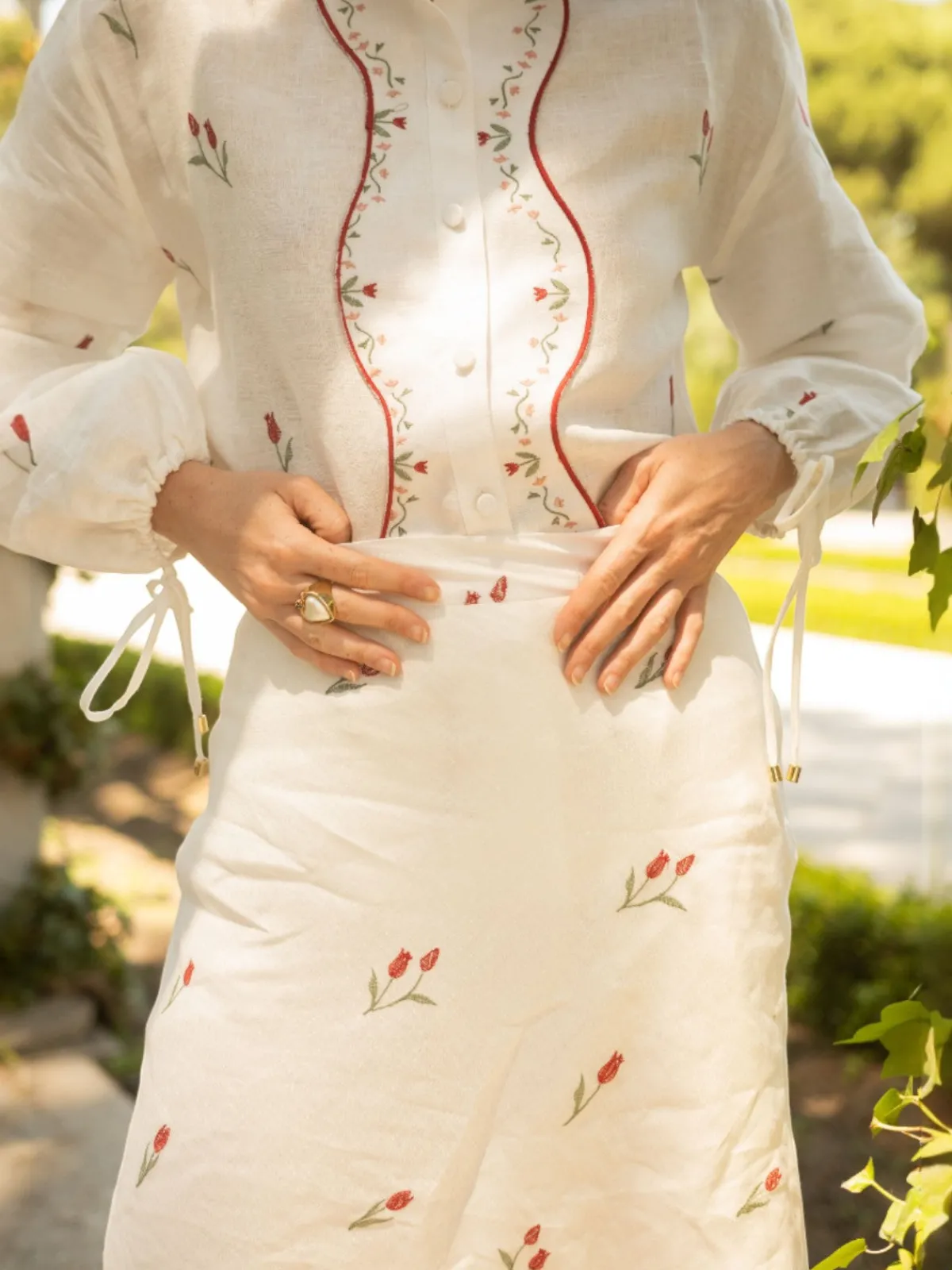 Estefania Lovely Tulip Long Sleeve Shirt