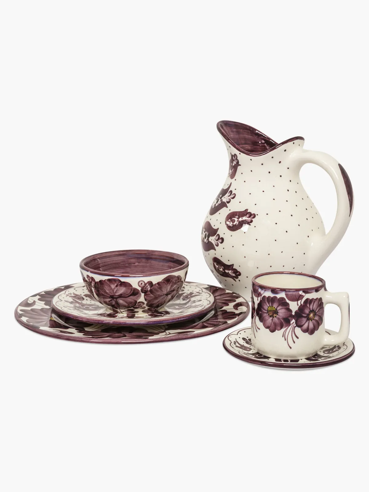 Francesca Miranda Hand Painted Ceramic Jug