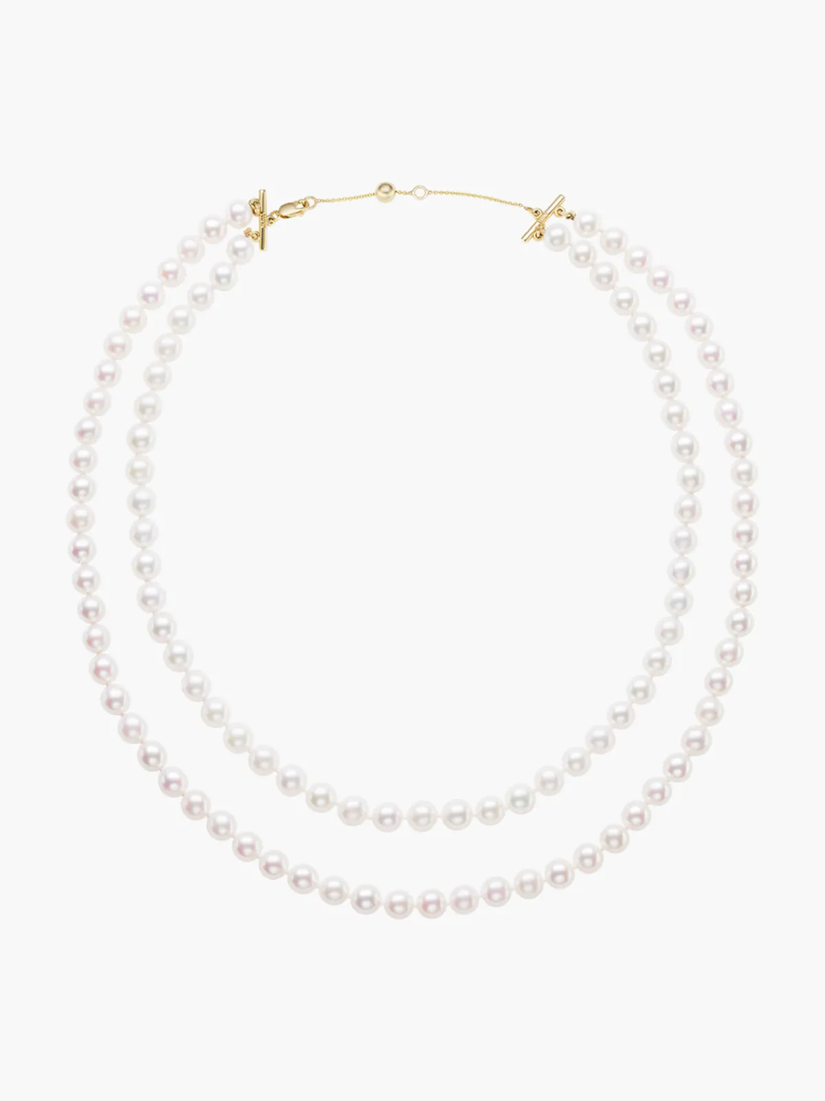 KBH Jewels Akoya Pearl Double Strand Necklace