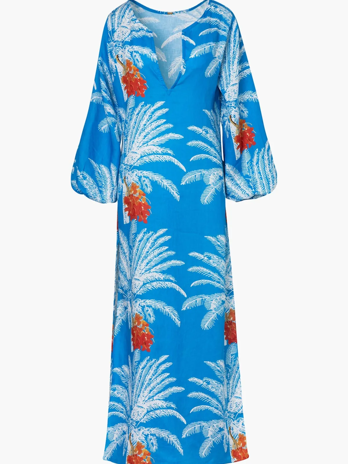 Juan de Dios San Marco Linen Maxi Dress